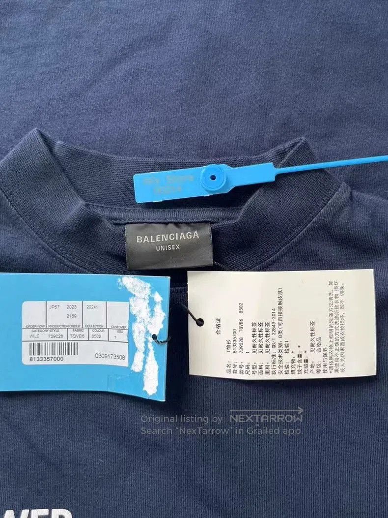 Balenciaga Balenciaga x WFP Wheat Ear Collaborative Short-Sleeve T-Shi Size US S / EU 44-46 / 1 - 5 Thumbnail