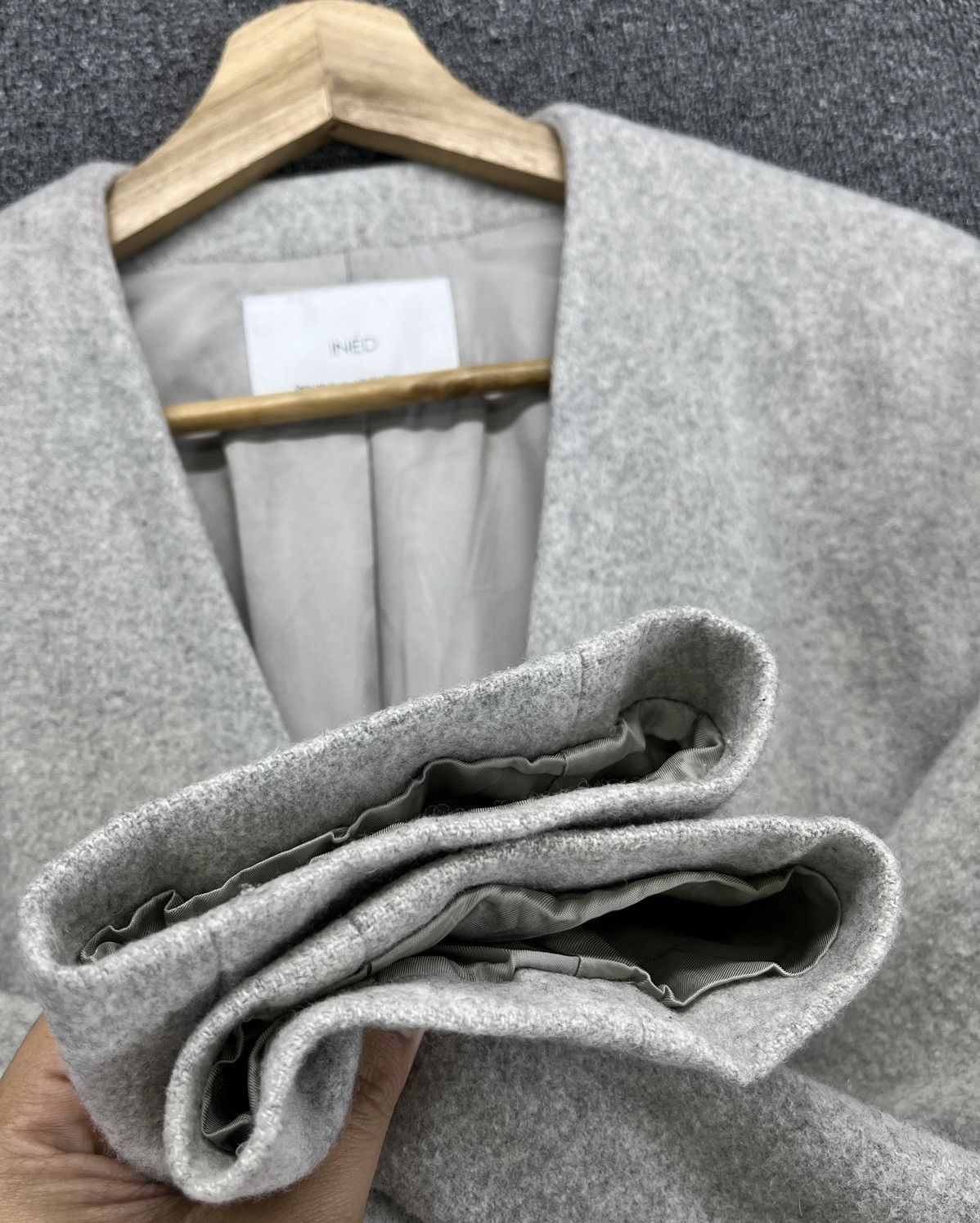 Vintage Vintage Yohji Yamamoto Ined Fur Pocket Long Jacket Size M / US 6-8 / IT 42-44 - 14 Thumbnail