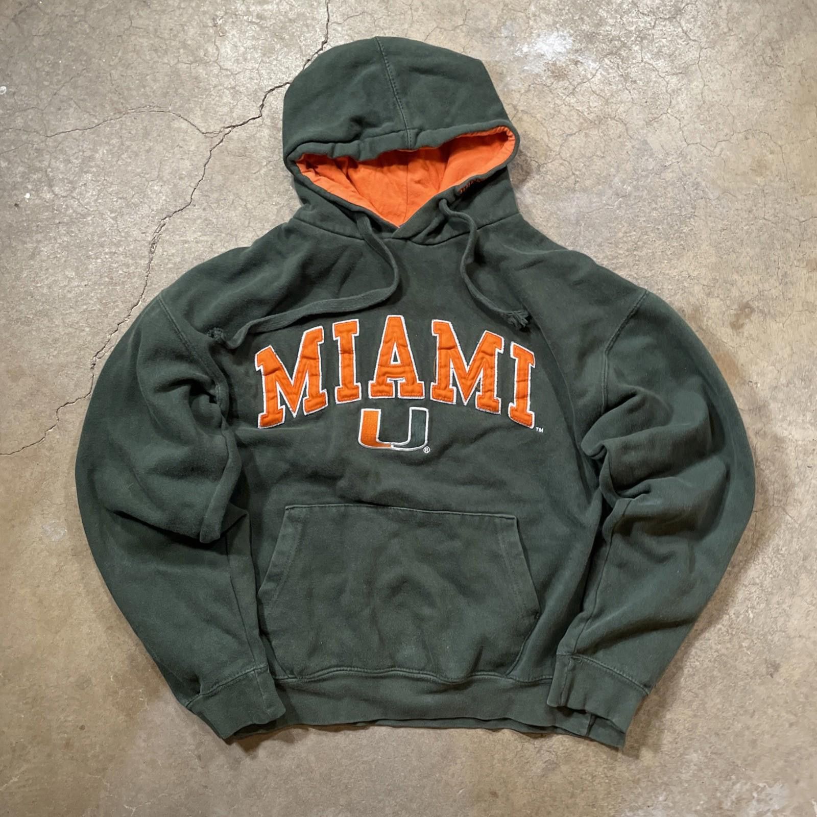 Other VTG University of Miami Hurricanes OVB NFL Hoodie Mens M Size ONE SIZE - 3 Thumbnail