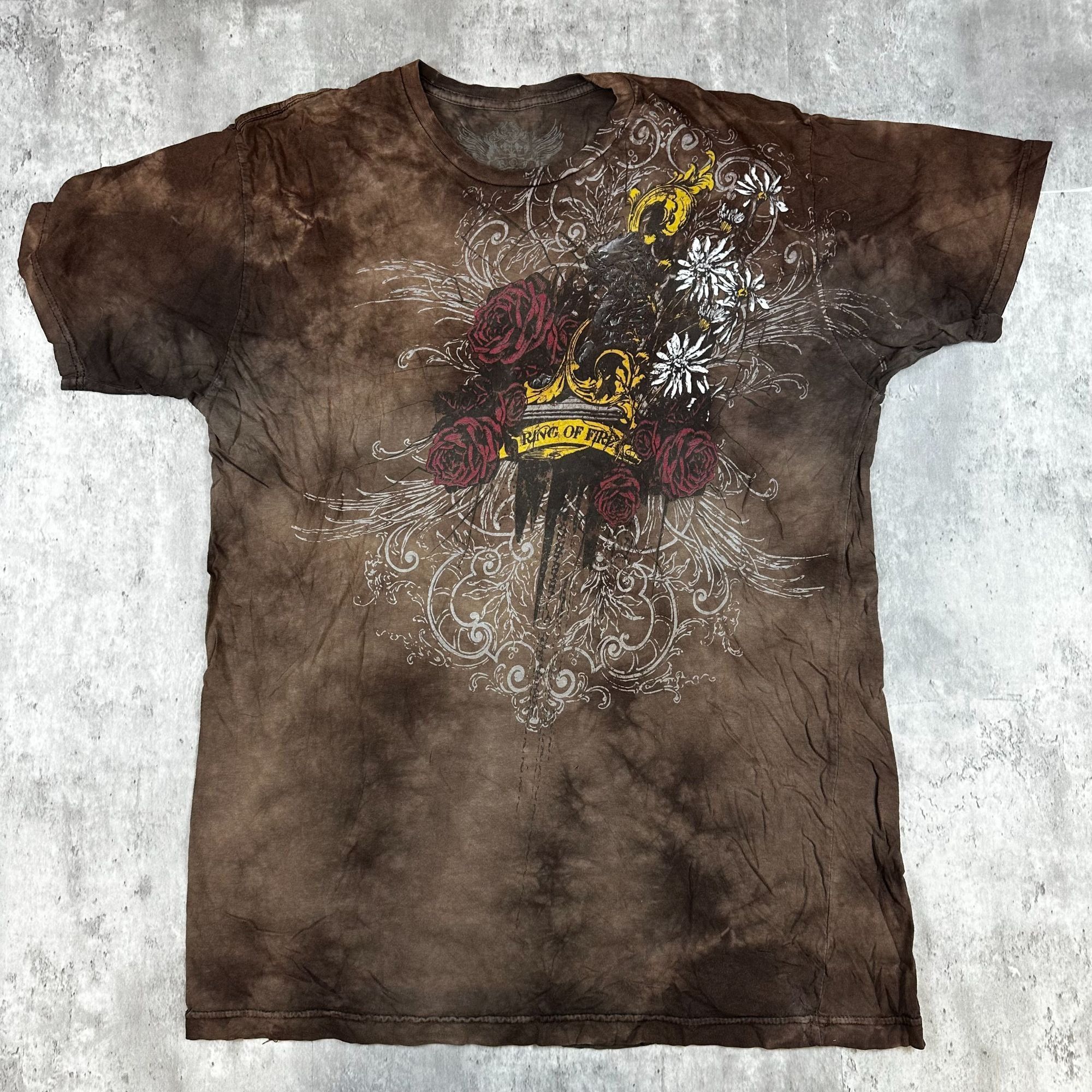 Vintage Brown Vintage Y2K Grunge Style Tee (L) Size US L / EU 52-54 / 3 - 1 Thumbnail