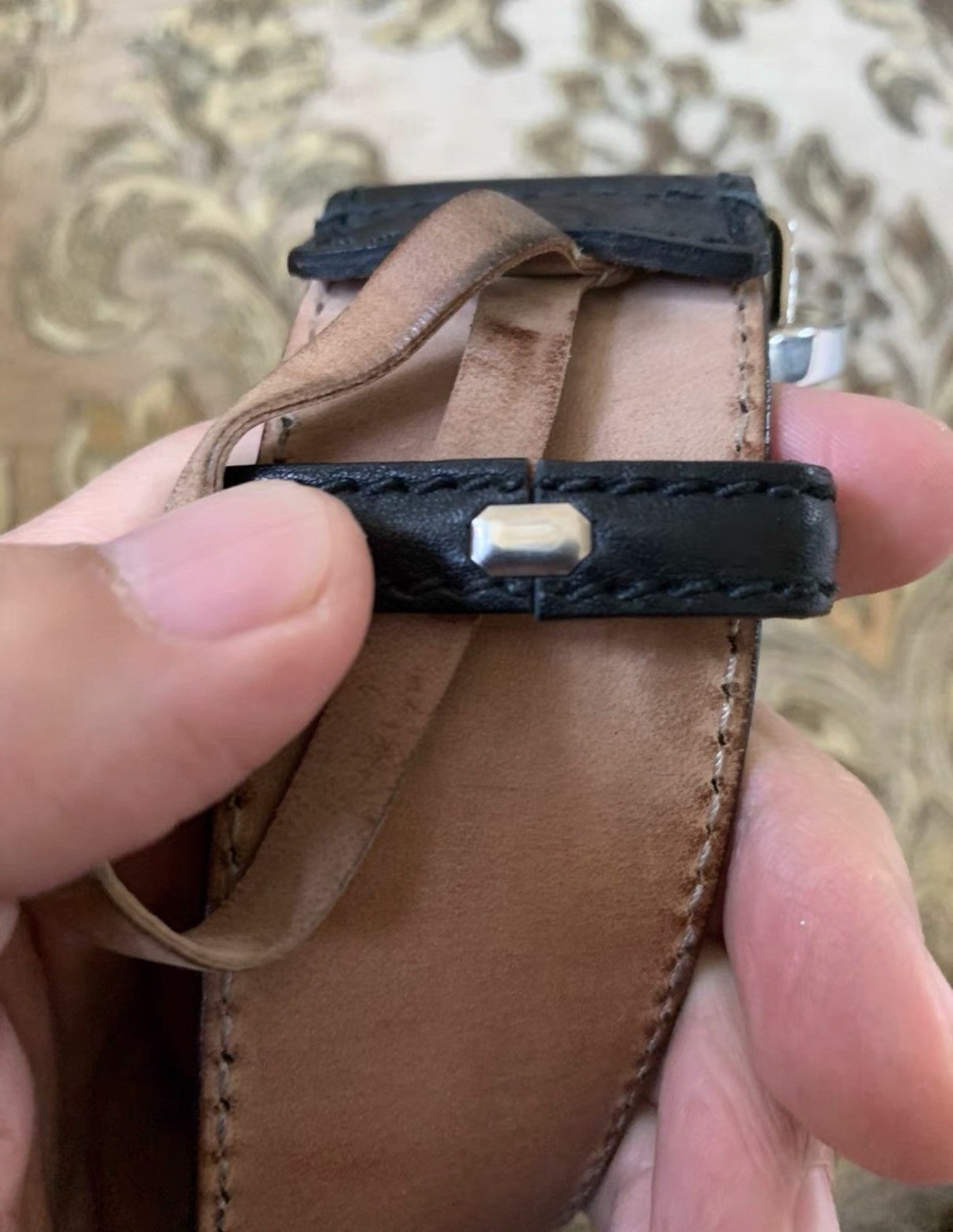 Gucci Gucci Genuine Leather Belt K16 Size ONE SIZE - 4 Thumbnail