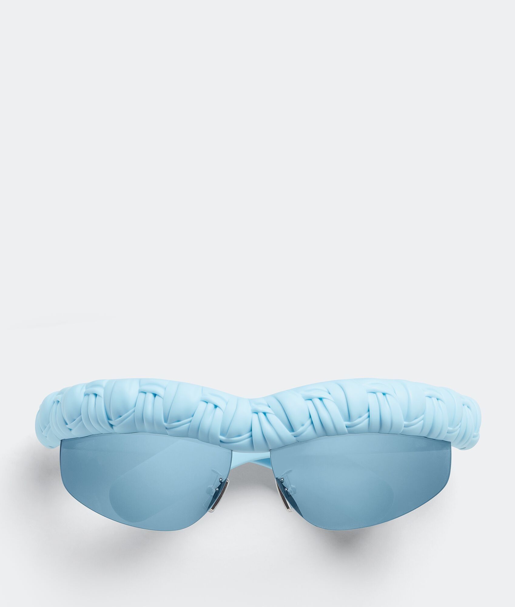 Bottega Veneta o1n1vont0525 Size: OS / Unisex Pleat Wraparound Sunglasses Size ONE SIZE - 1 Thumbnail