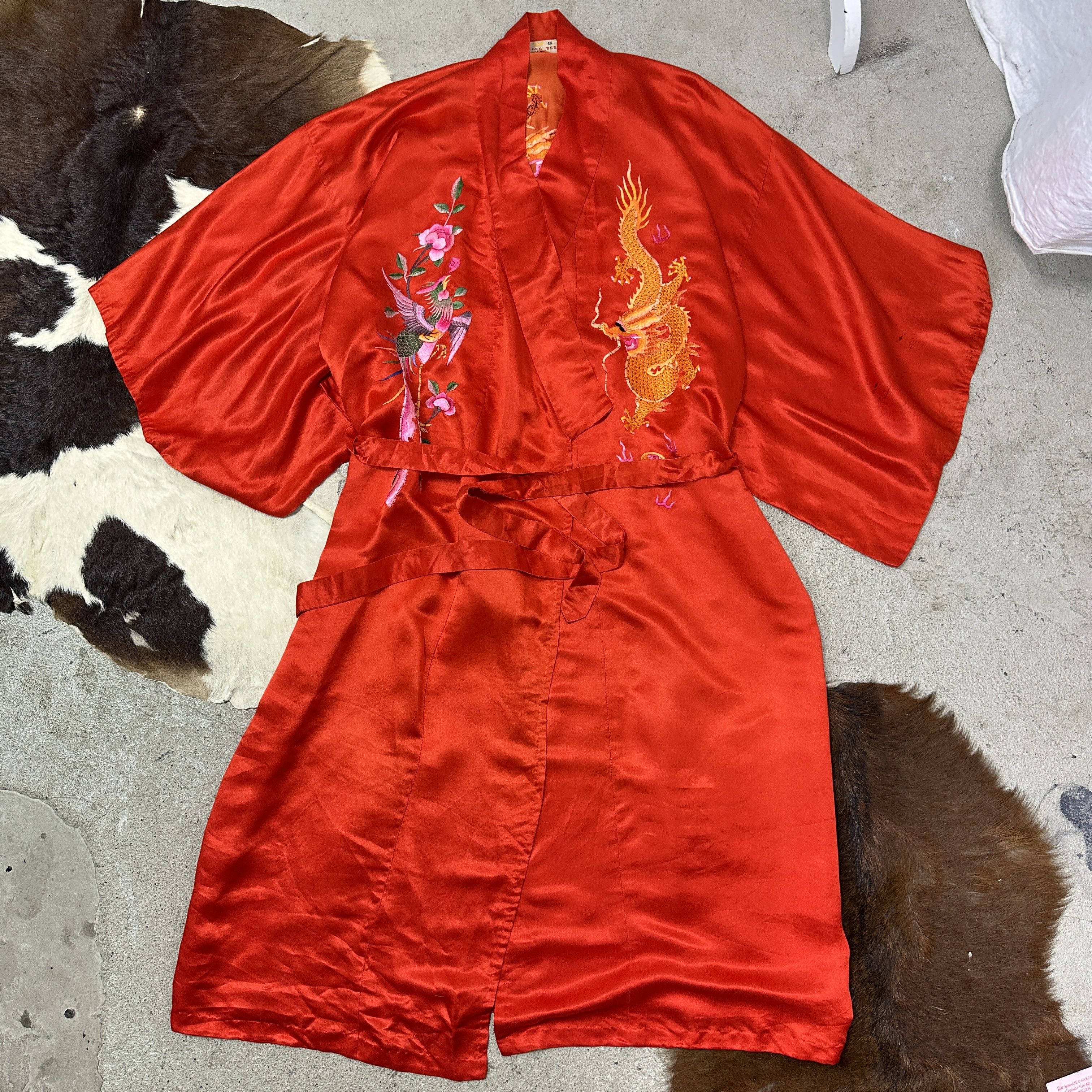 Vintage Vintage Japaneese Silk Embroidered Kimono Y2K Size M / US 6-8 / IT 42-44 - 13 Thumbnail
