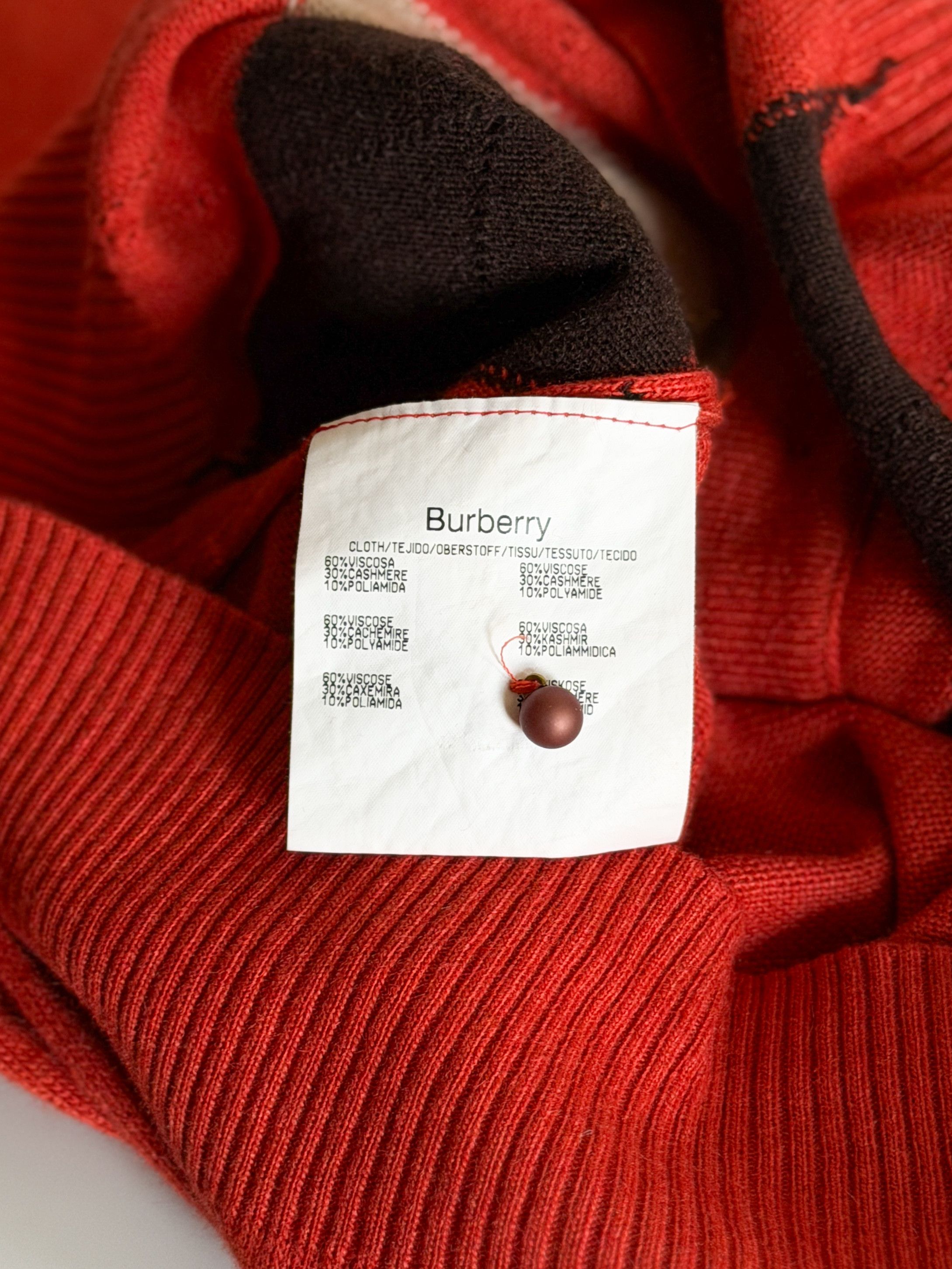 Burberry Burberry London Vintage Women`s Cardigan Size M / US 6-8 / IT 42-44 - 8 Thumbnail