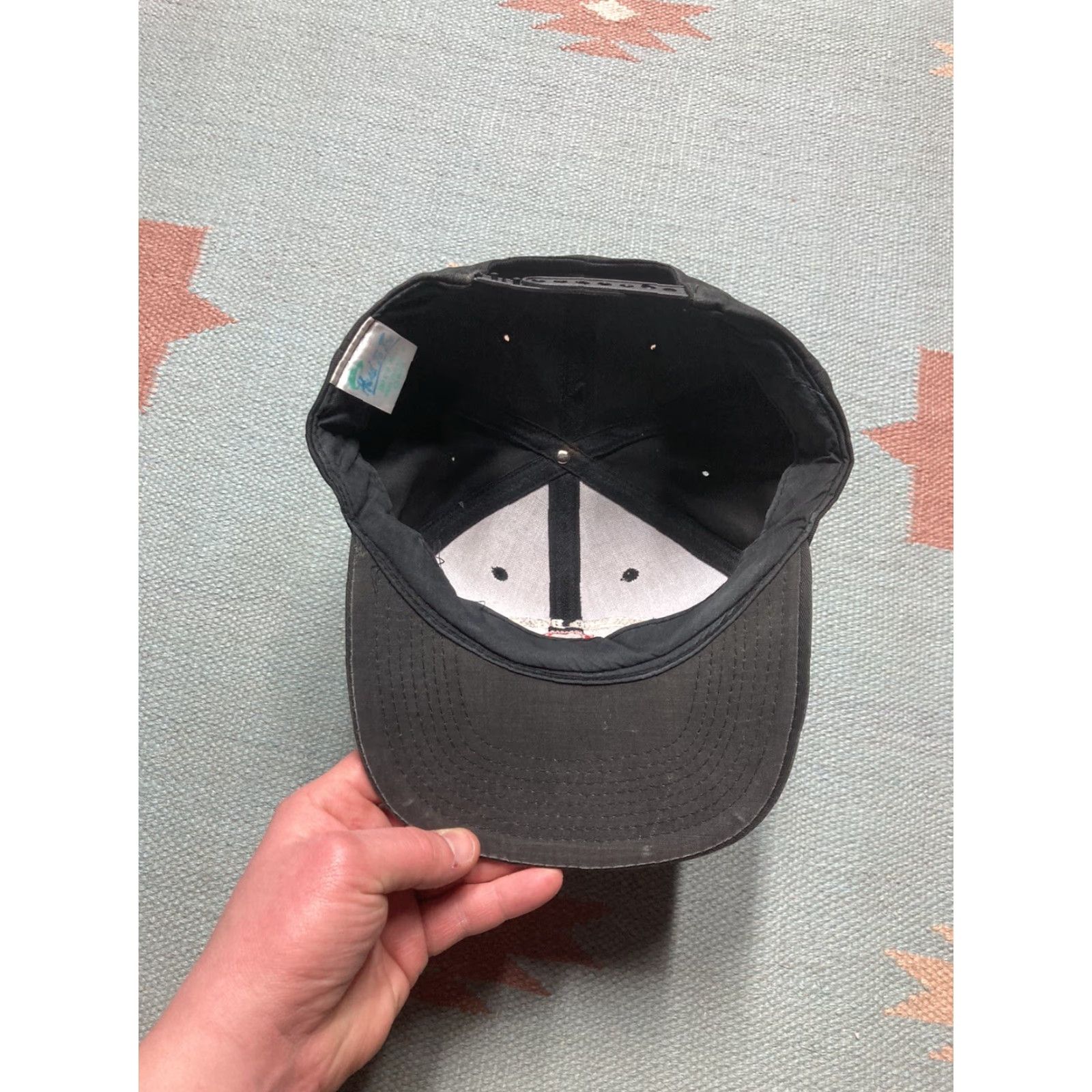 Vintage VINTAGE 90s SnapBack hat cap ohio buckeyes vs Notre dame rose bowl 1996 black Size ONE SIZE - 6 Thumbnail