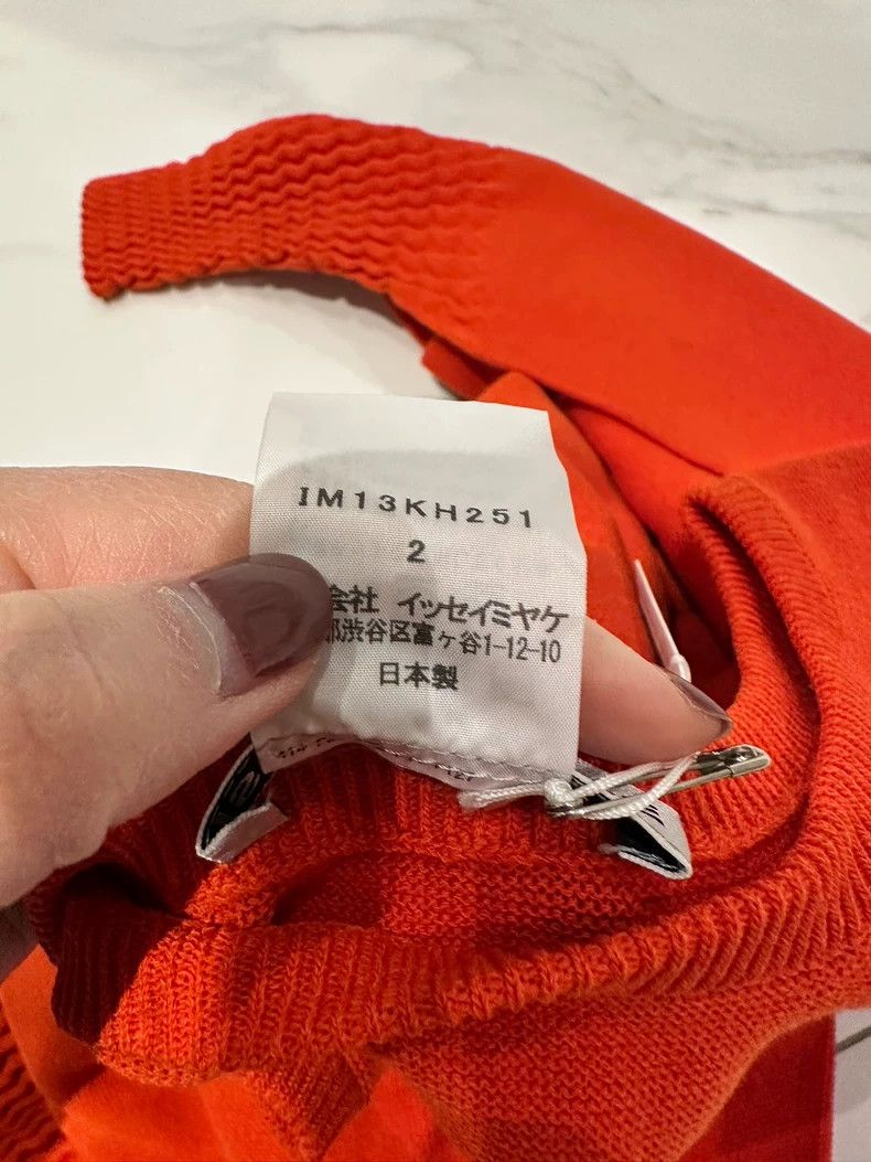 Issey Miyake Issey Miyake size:2 A red main line sweater dress Size XS / US 0-2 / IT 36-38 - 4 Thumbnail