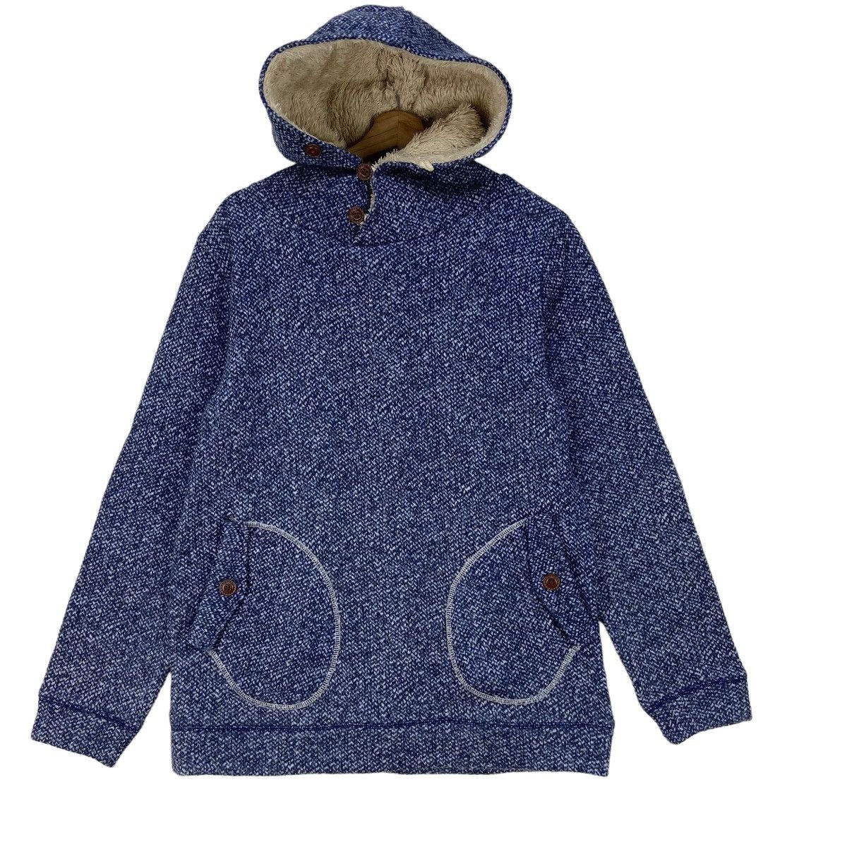 Beams Plus Beams Heart Fleece Hooded Jacket Size US S / EU 44-46 / 1 - 1 Thumbnail