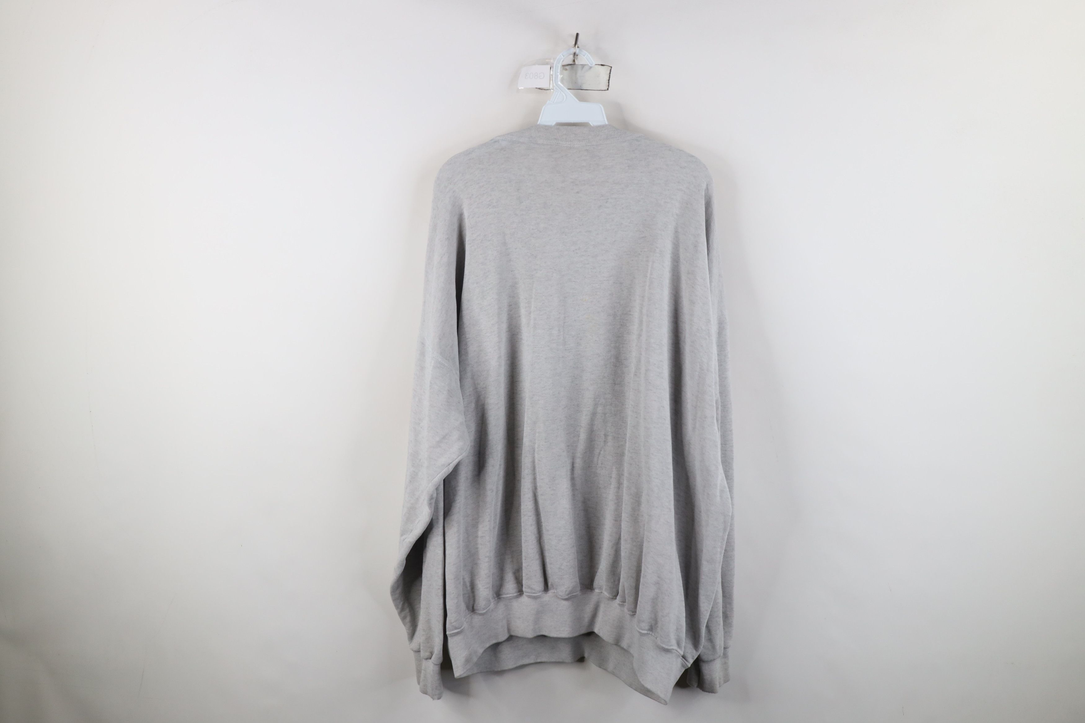 Vintage Vintage 90s Thin Ohio State University Sweatshirt Gray USA Size US XXL / EU 58 / 5 - 11 Thumbnail