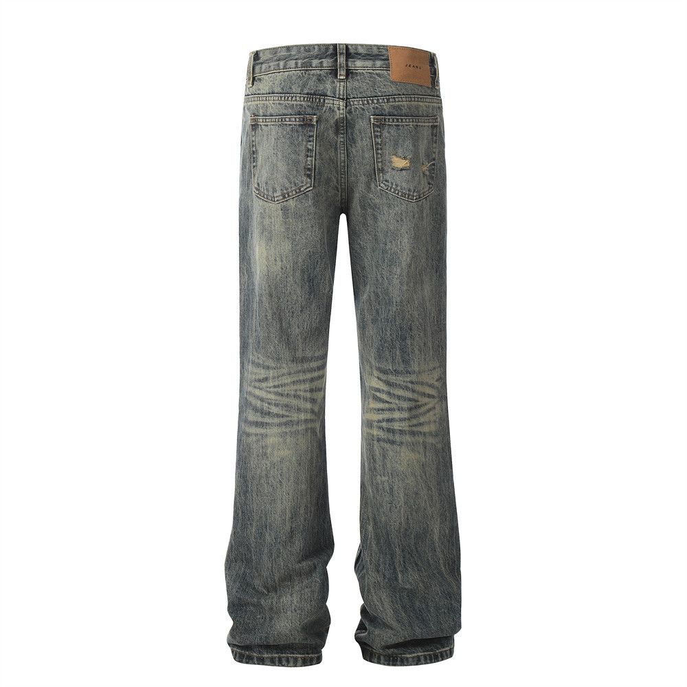 Japanese Brand × Vintage Men's trendy ripped distressed washed jeans Size US 32 / EU 48 - 3 Thumbnail