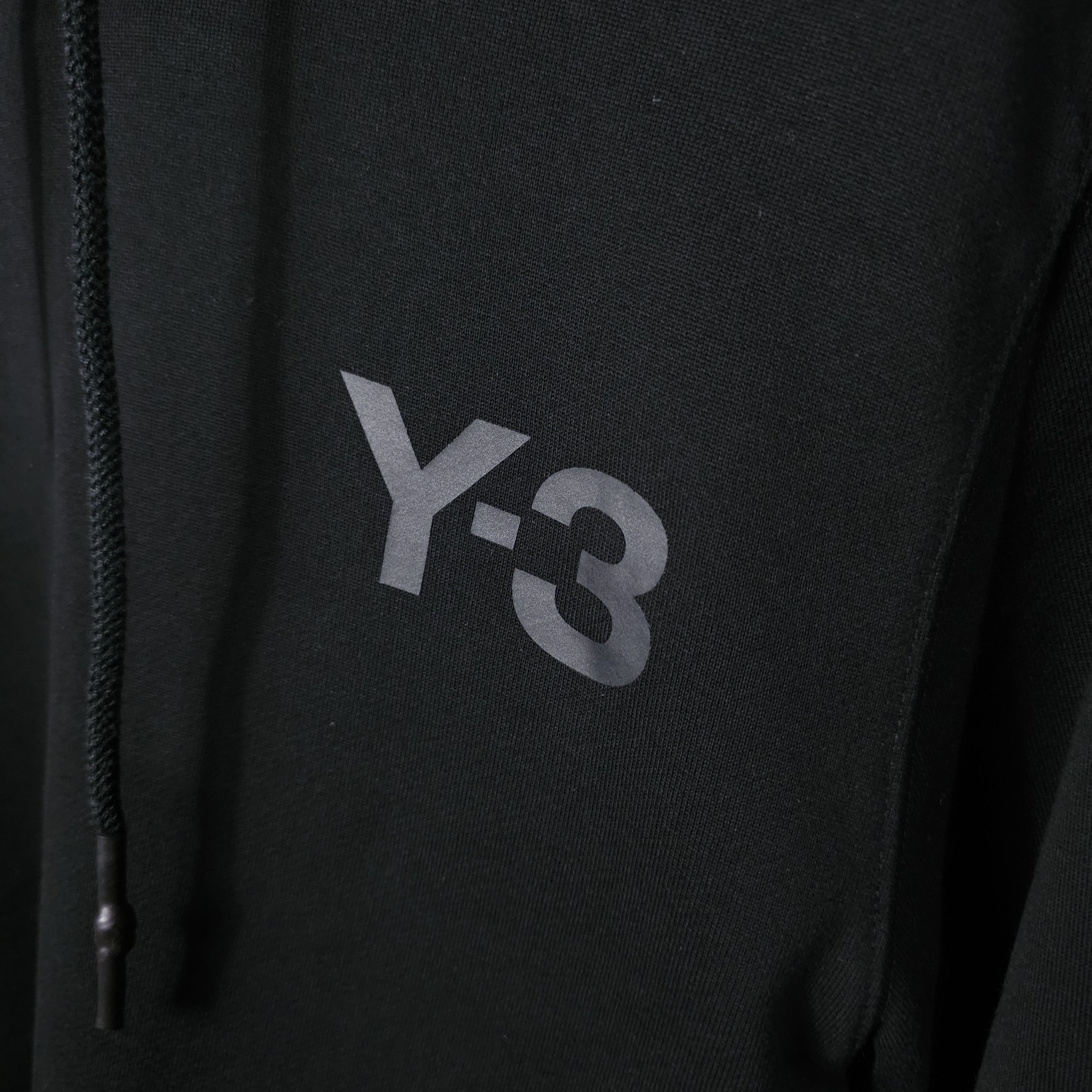 Adidas × Y-3 Adidas Y-3 Yohji Yamamoto Chest Logo Hoodie Mens size M ...
