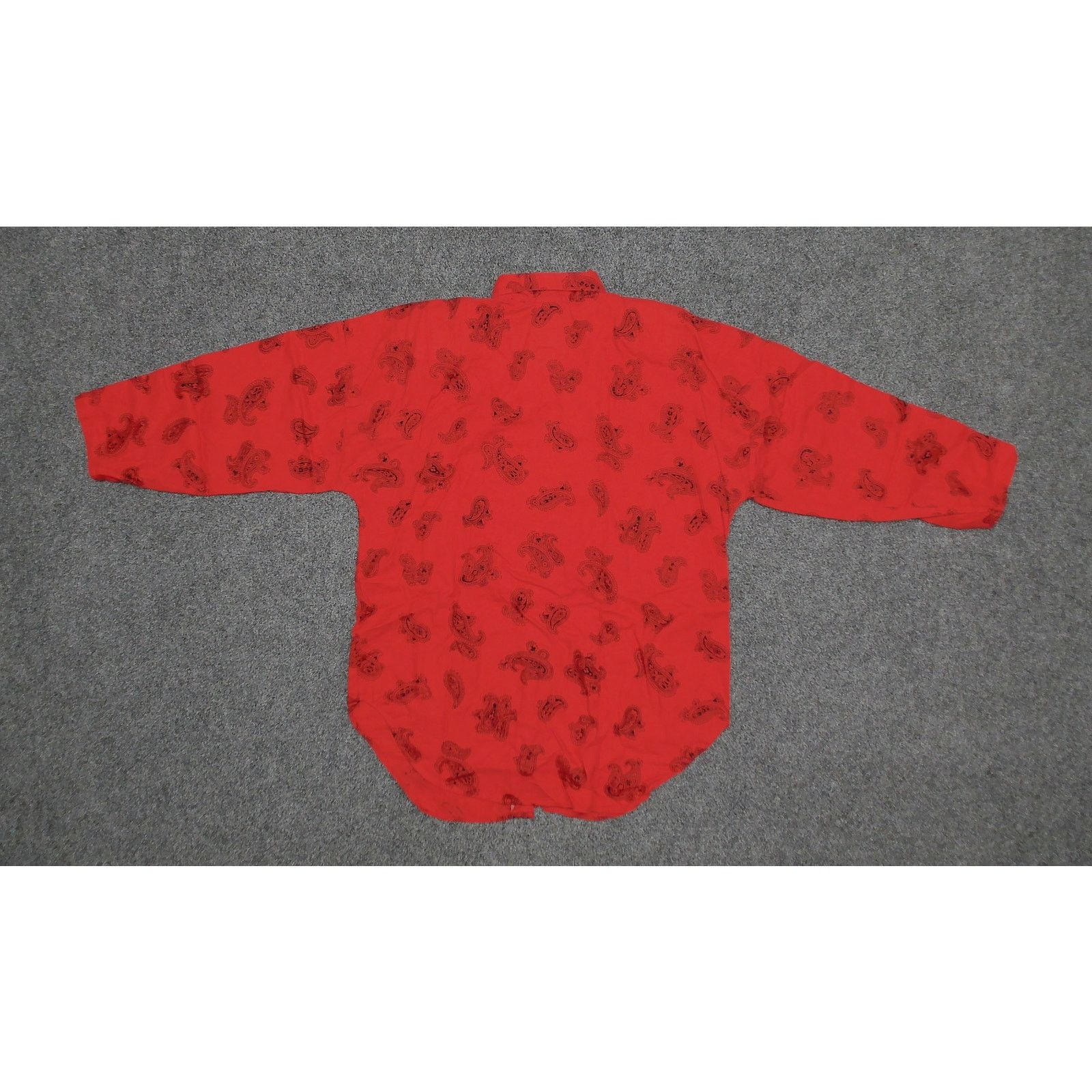 Vintage Vintage 1980s Drop Shoulder Paisley Tunic Shirt L Size L / US 10 / IT 46 - 6 Thumbnail