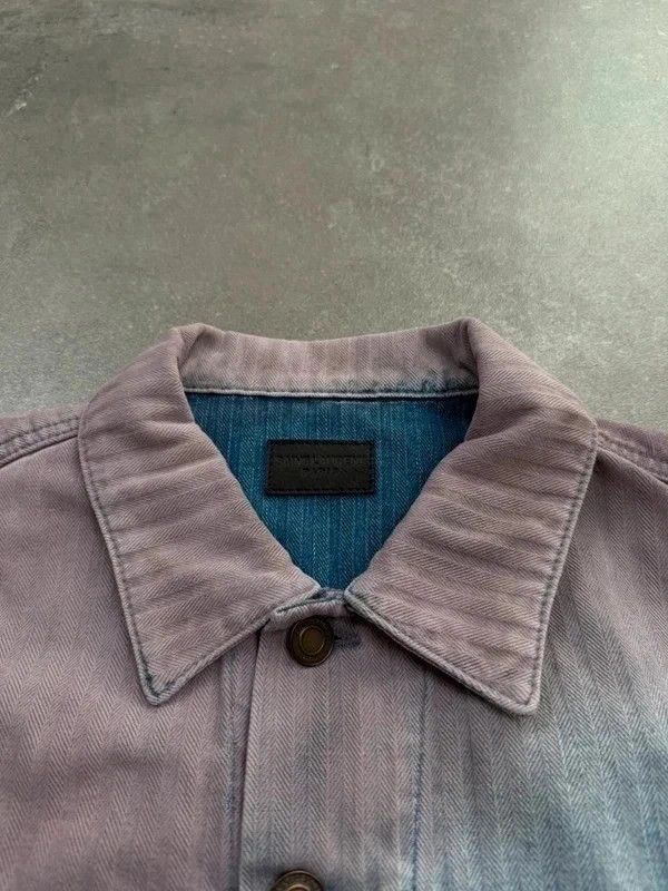 Saint Laurent Paris Saint Laurent denim jacket 2020s luxury street wear archive Size US S / EU 44-46 / 1 - 6 Thumbnail