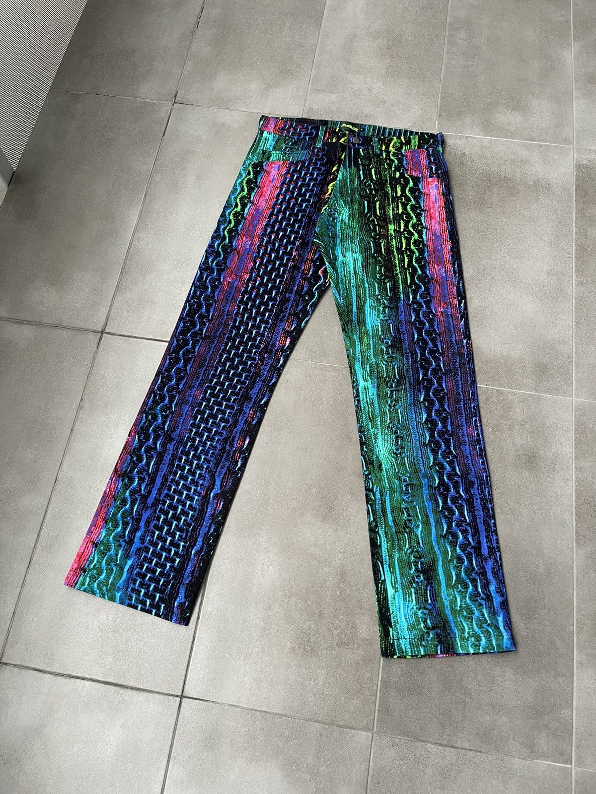 Other !DS! SS23 AGR Multi Snake Denim Pants Size US 32 / EU 48 - 7 Thumbnail