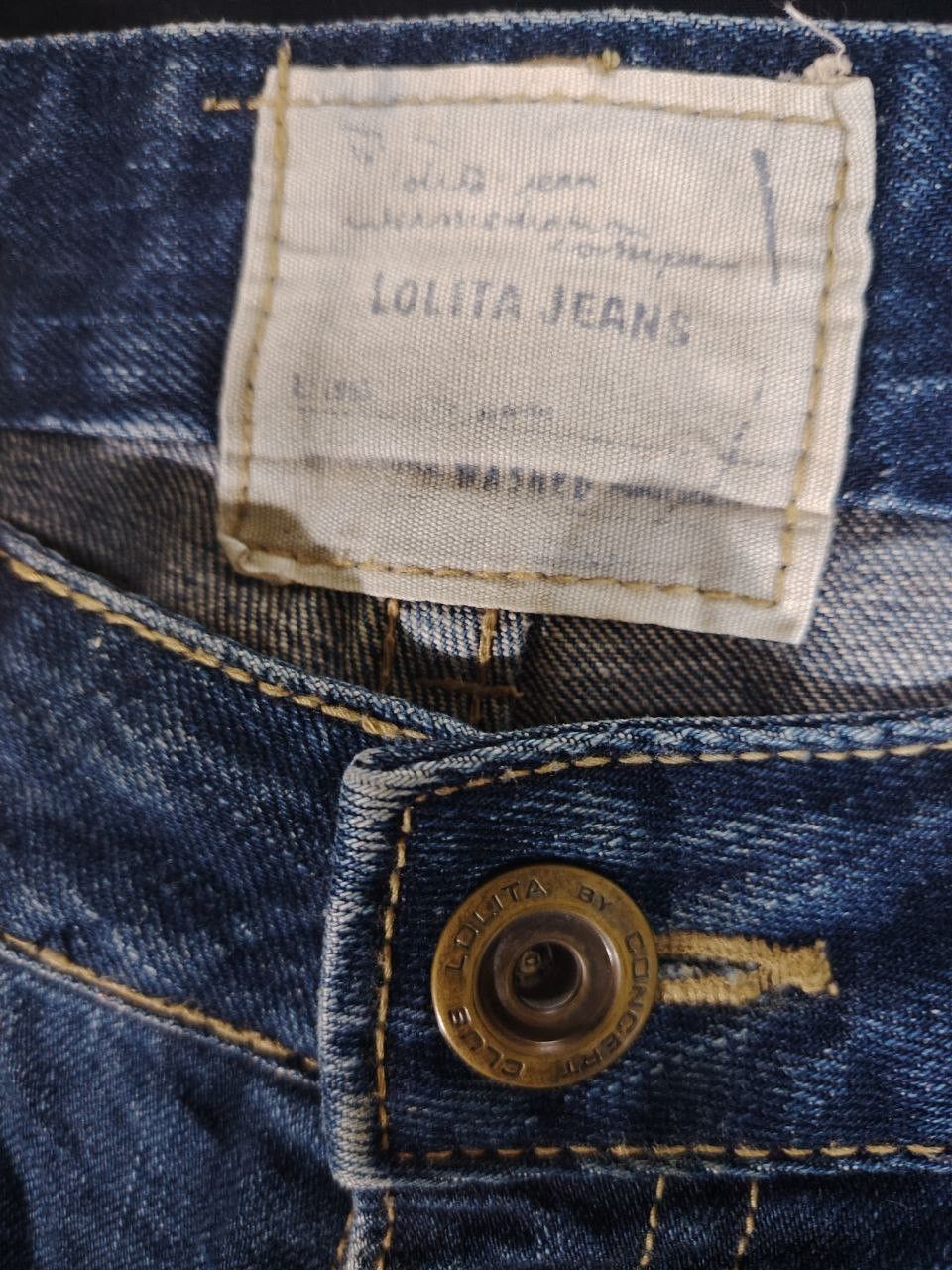 Other Lolita Jeans Distressed Vintage Denim , Rare Streetwear Size US 35 - 6 Thumbnail