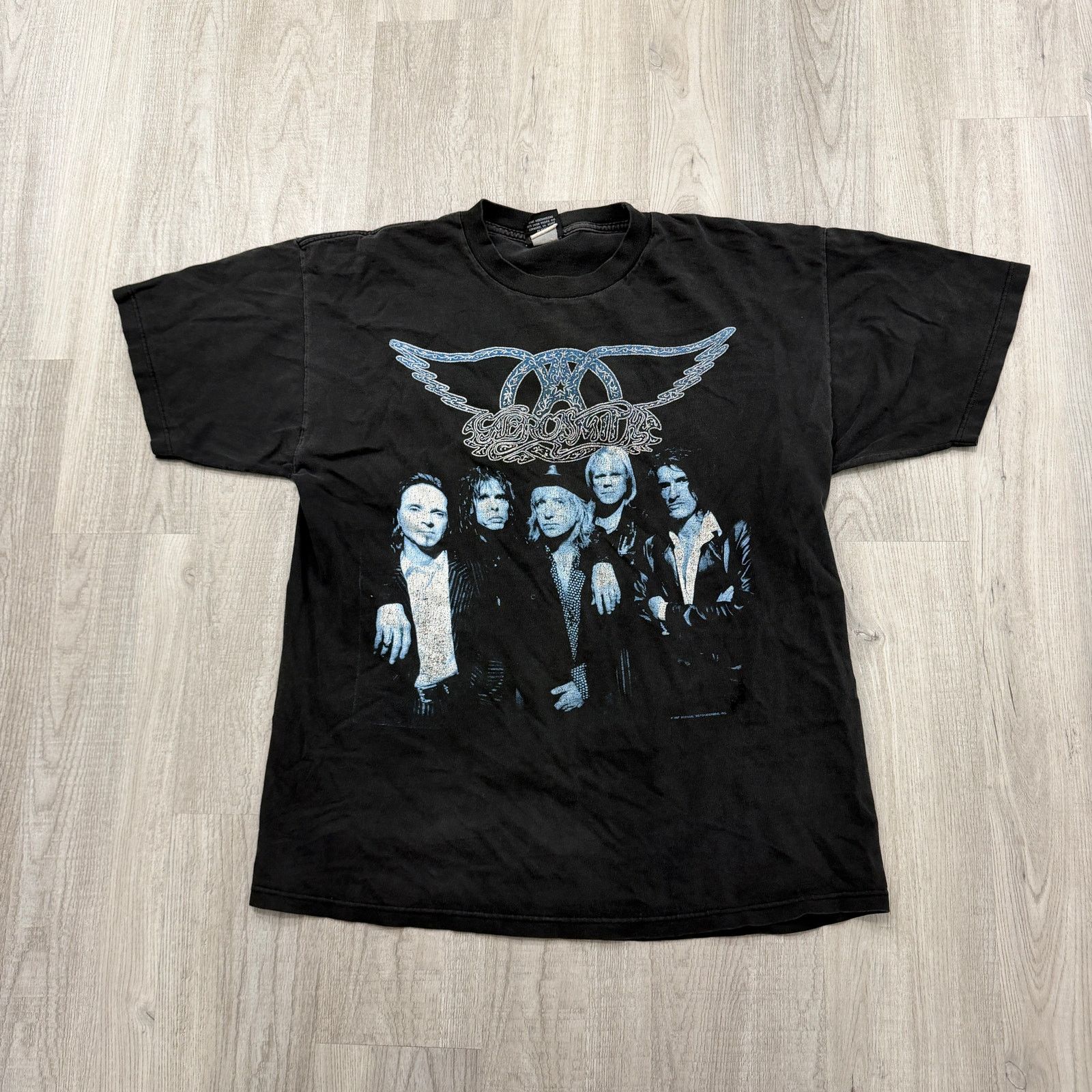 Vintage Vintage Aerosmith Nine Lives Tour Shirt Men's Extra Large Size US XL / EU 56 / 4 - 1 Thumbnail