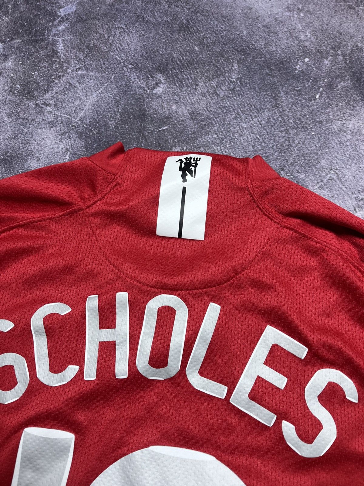 Nike Nike Manchester United Football Jersey #18 Scholes Home 2007 Size US L / EU 52-54 / 3 - 8 Thumbnail