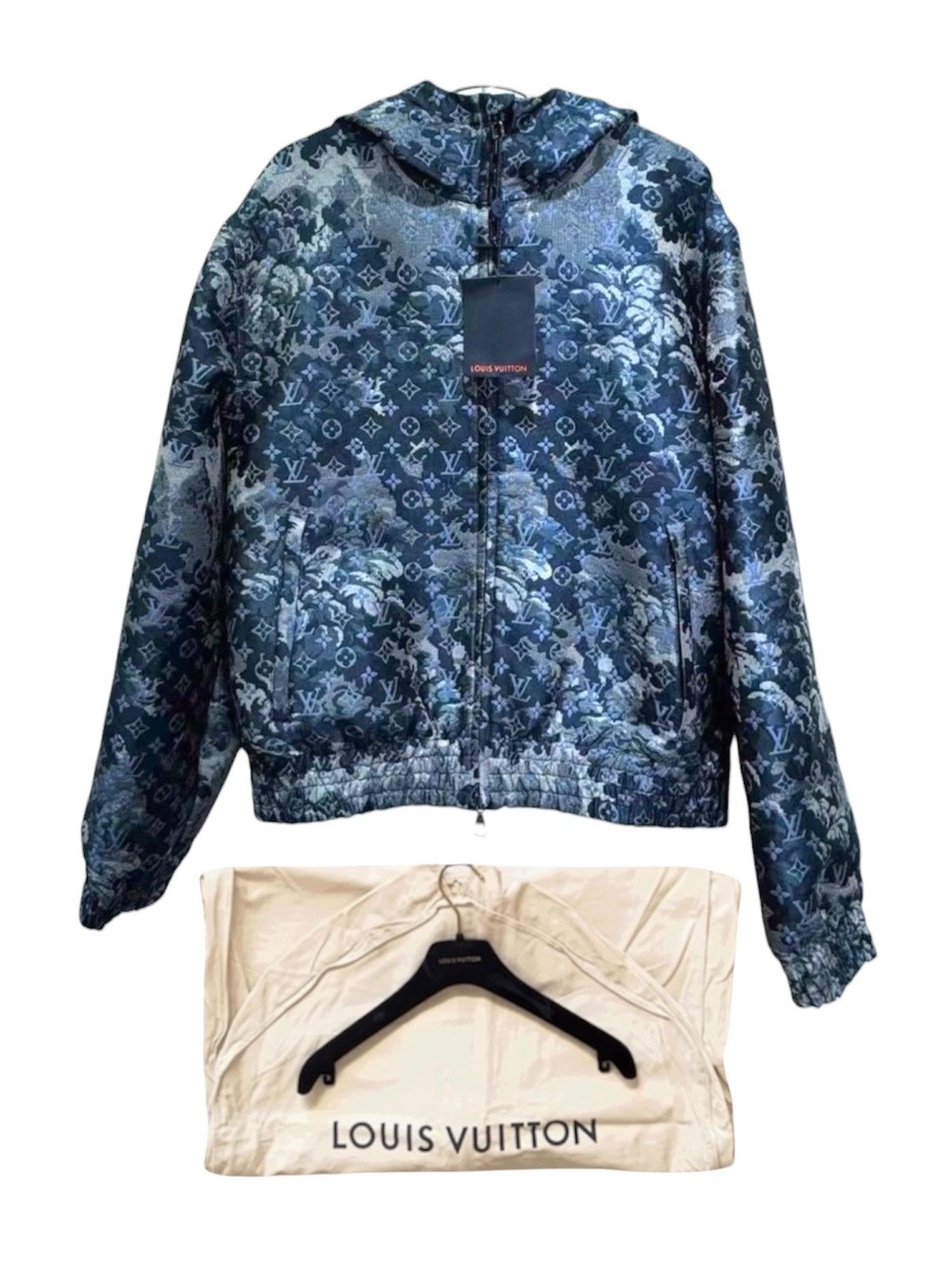 Louis Vuitton Louis Vuitton 50 Tapestry Monogram Windbreaker Hoodie Jacket Size US M / EU 48-50 / 2 - 1 Thumbnail