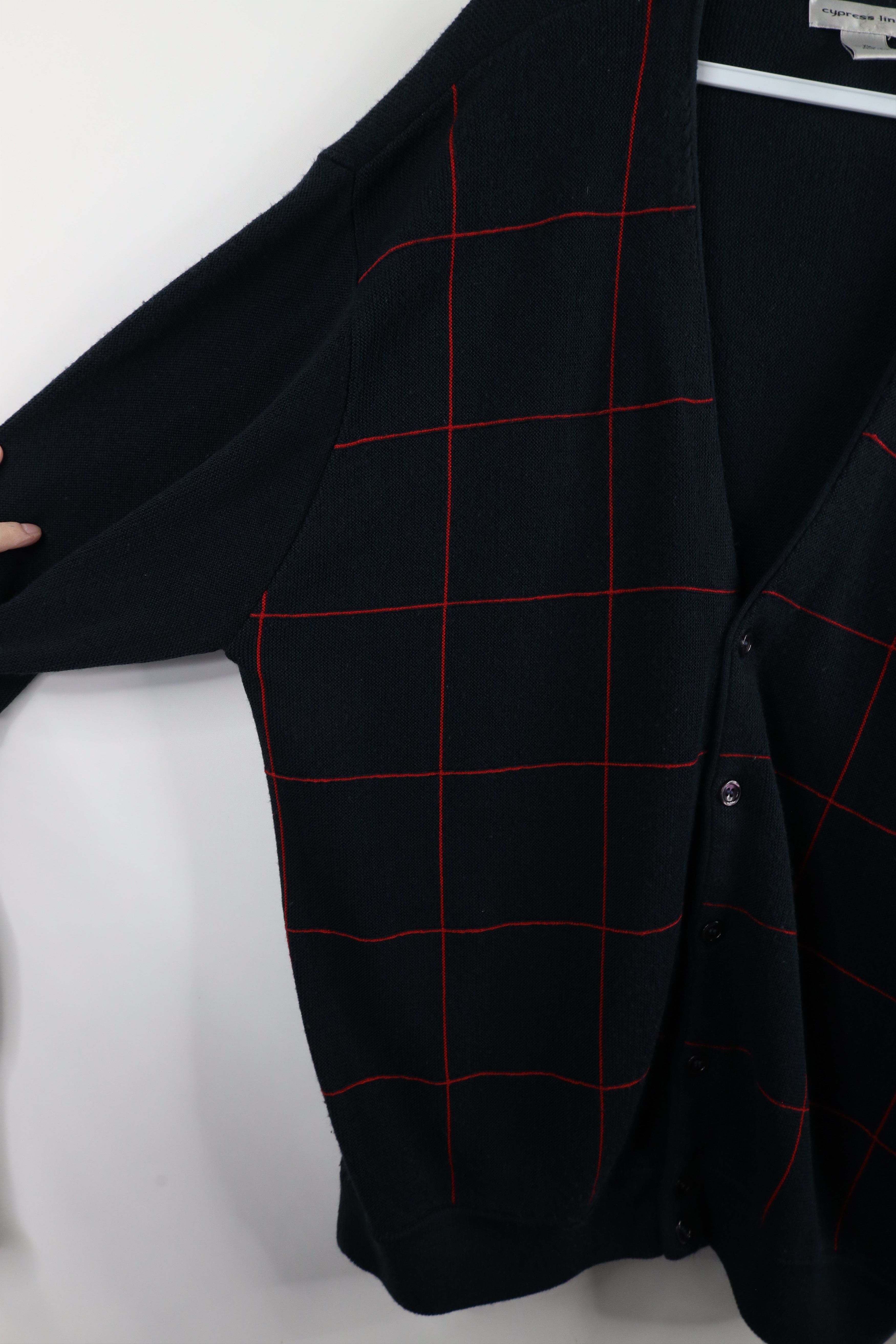 Vintage Vintage 90s Streetwear Knit Button Cardigan Sweater Size US XL / EU 56 / 4 - 5 Thumbnail