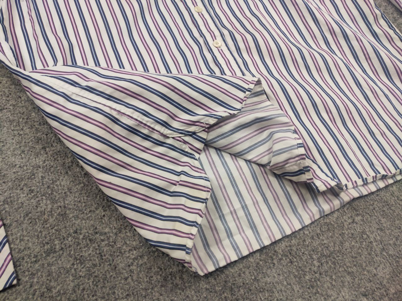 Burberry Vintage Burberry London loose shirt thin stripes cufflinks Size US XL / EU 56 / 4 - 8 Thumbnail