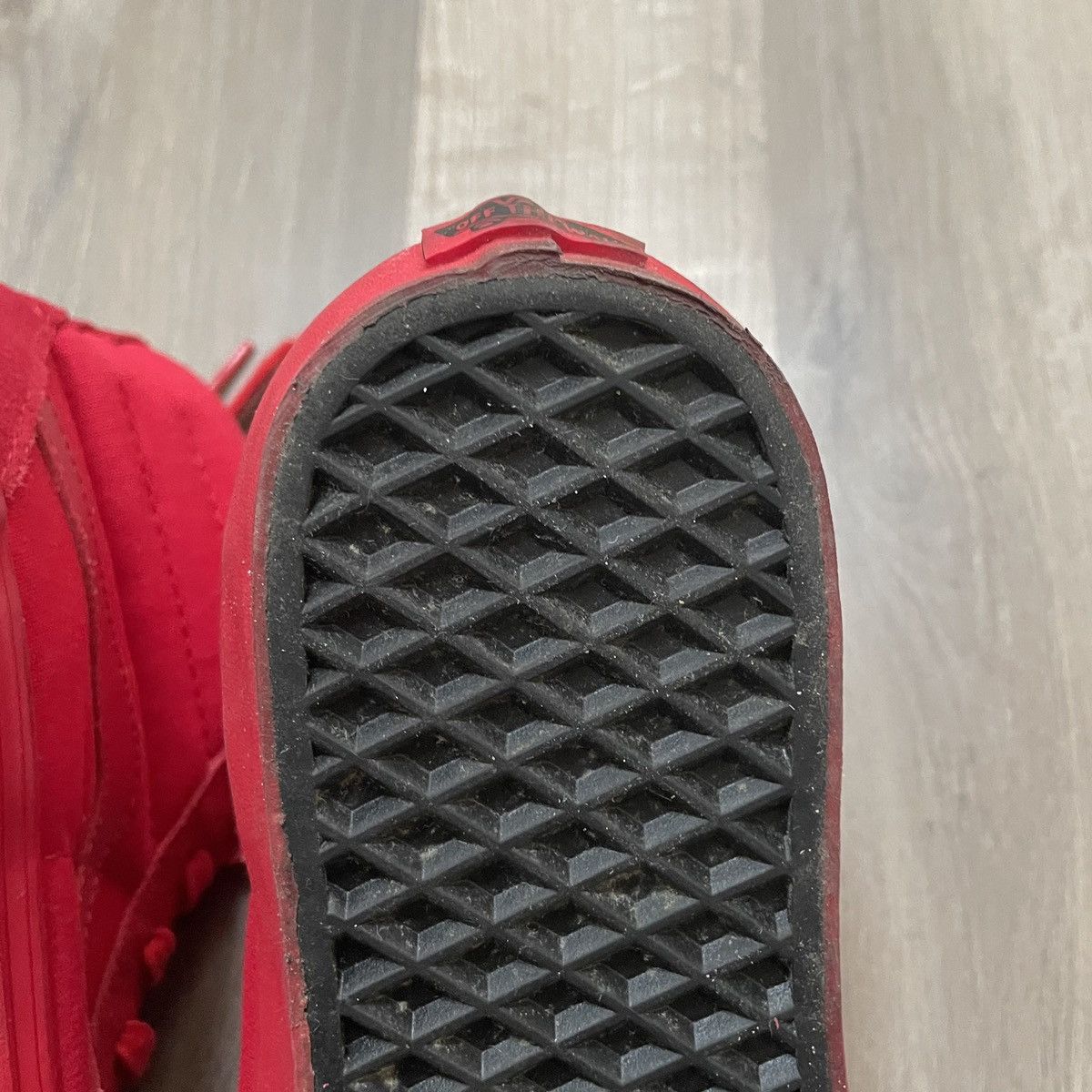 Vans Rare! Vans Sk8-Hi “Mono Red” 2016 Size US 10.5 / EU 43-44 - 11 Thumbnail