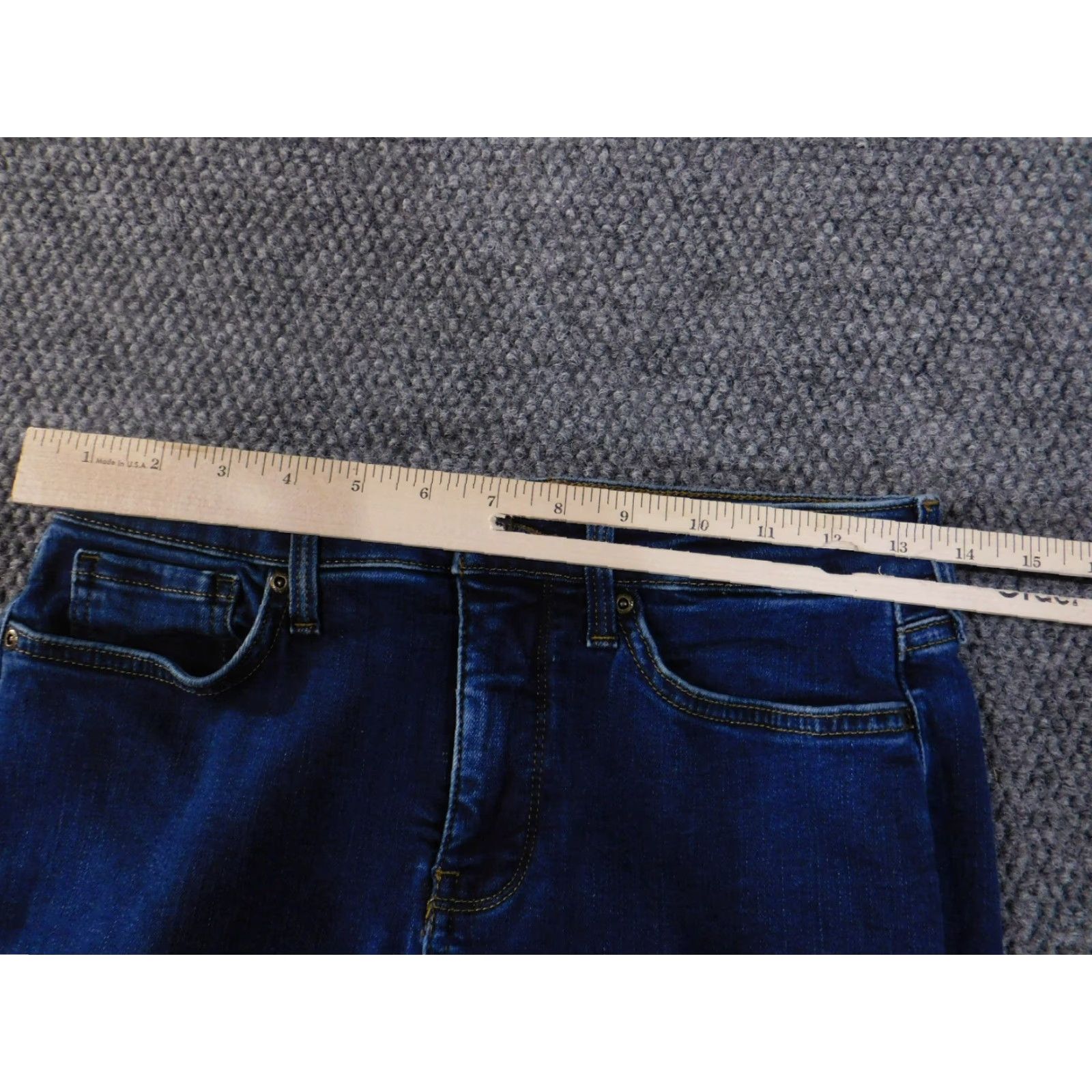 NYDJ NYDJ Jeans Barbara Bootcut Petite 6P Blue Denim Shaping Stretch 5-Pocket Regular Inseam 30in Womens Size 28" / US 6 / IT 42 - 5 Thumbnail
