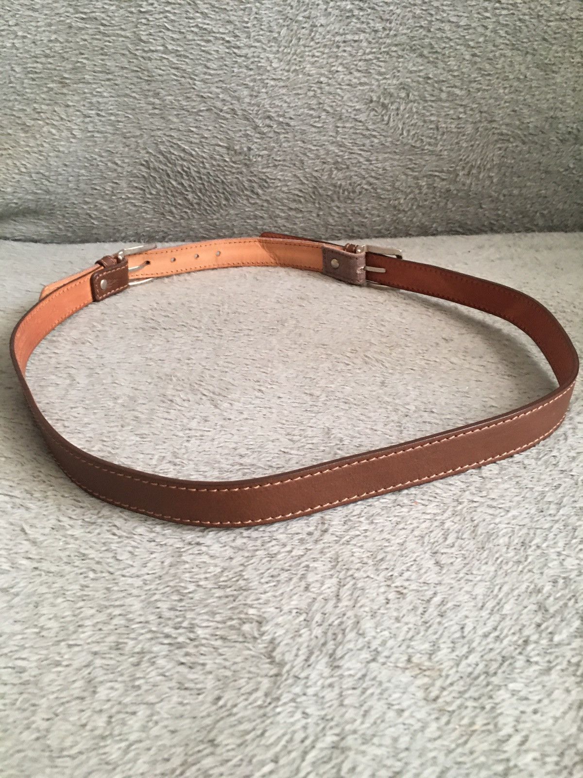 Fabiana Filippi Fabiana Filippi Designer Brown Leather Belt Size 44 Size ONE SIZE - 2 Thumbnail