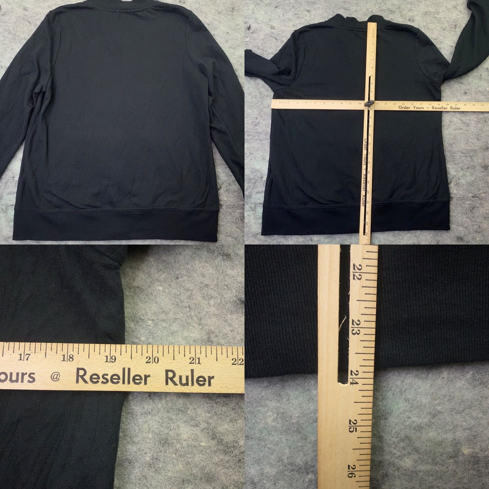 Vintage Coral Bay Jacket Small Black Full Zip High Neck Lightweight Womens Size S / US 4 / IT 40 - 8 Thumbnail