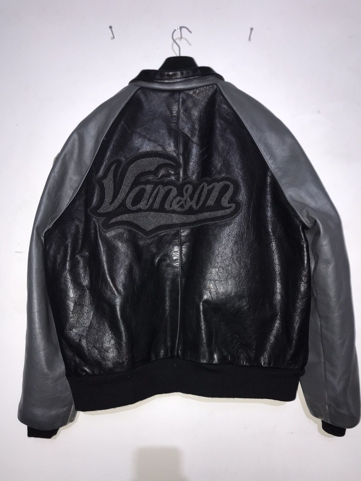 Vanson Leathers VANSON STADIUM JACKET 54 Size US L / EU 52-54 / 3 - 1 Thumbnail