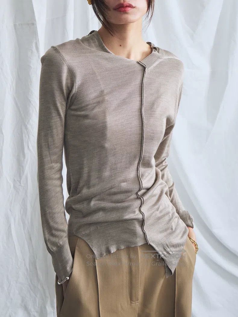 Junya Watanabe Junya Watanabe Asymmetrical knit top Size S / US 4 / IT 40 - 6 Thumbnail