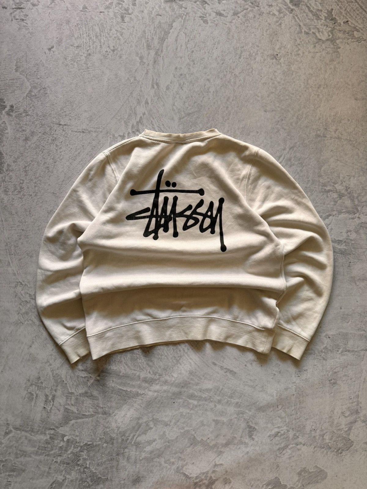 Stussy × Vintage STUSSY VINTAGE DOUBLE LOGO OVERSIZE SWEATSHIRT Size US S / EU 44-46 / 1 - 2 Thumbnail