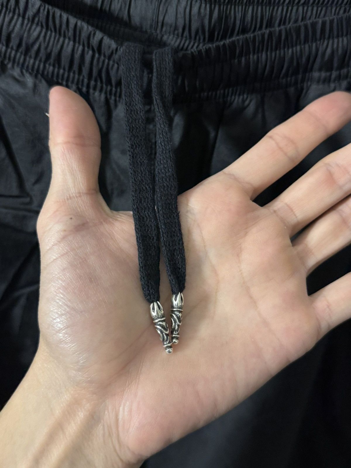 Chrome Hearts CHROME HEARTS “TRASH PICKUP” NYLON PANTS SIZE LARGE BLACK Size US 34 / EU 50 - 13 Thumbnail