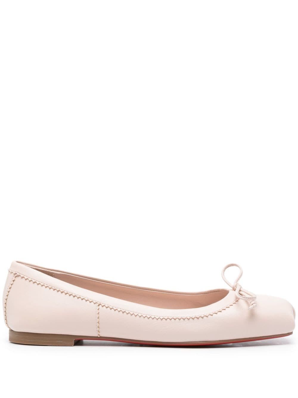 Christian Louboutin o1w1db10425 Flats in Pink Size US 9.5 / IT 39.5 - 1 Thumbnail