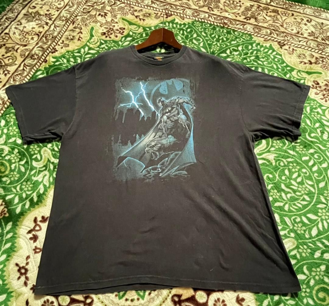 Vintage Batman forever 1995 shirt lightning strikes gotham city Size US L / EU 52-54 / 3 - 1 Thumbnail