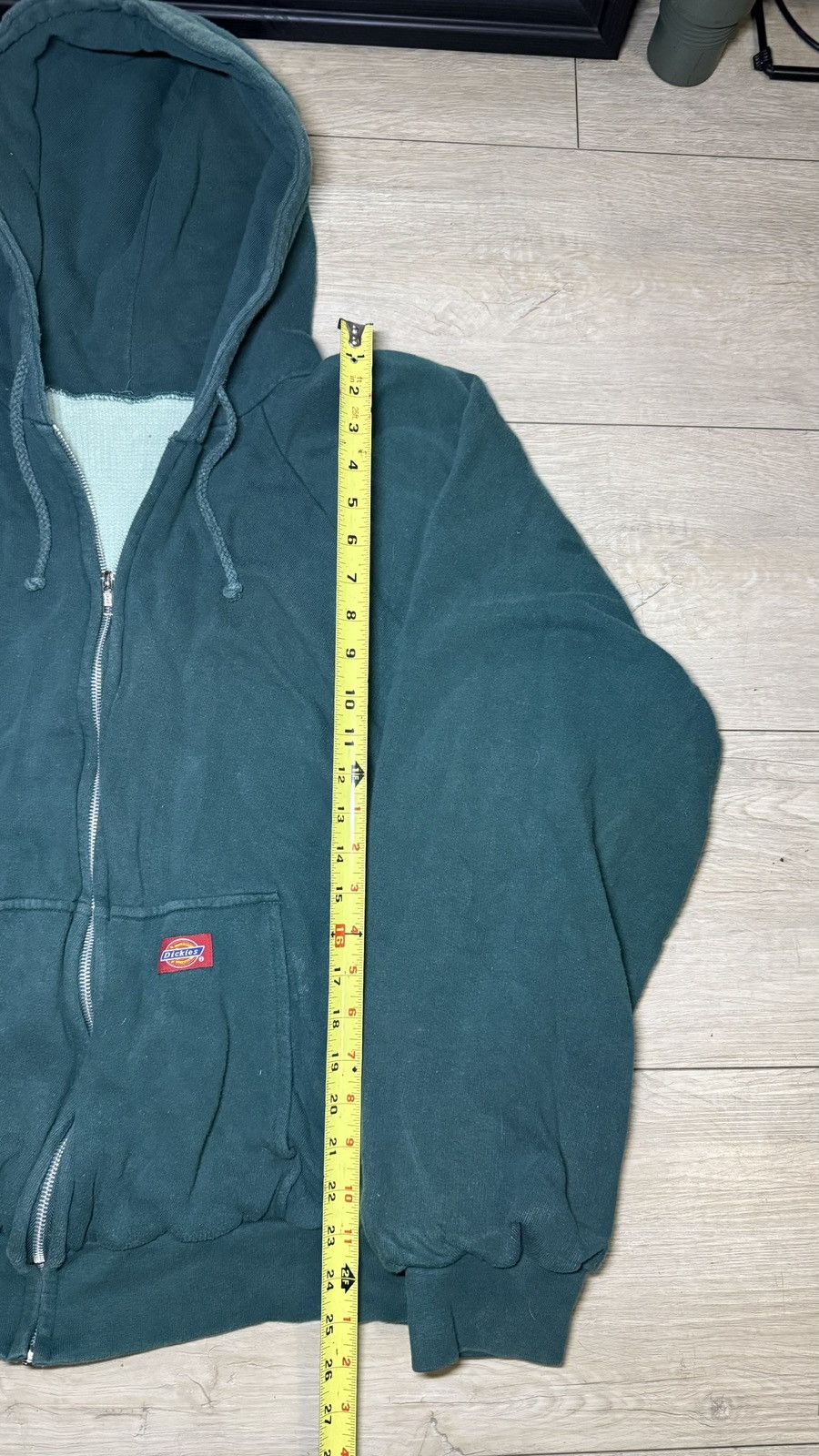 Dickies Vintage 1990s Dickies Thermal Lined Forrest Green Zip Up Size US L / EU 52-54 / 3 - 5 Thumbnail