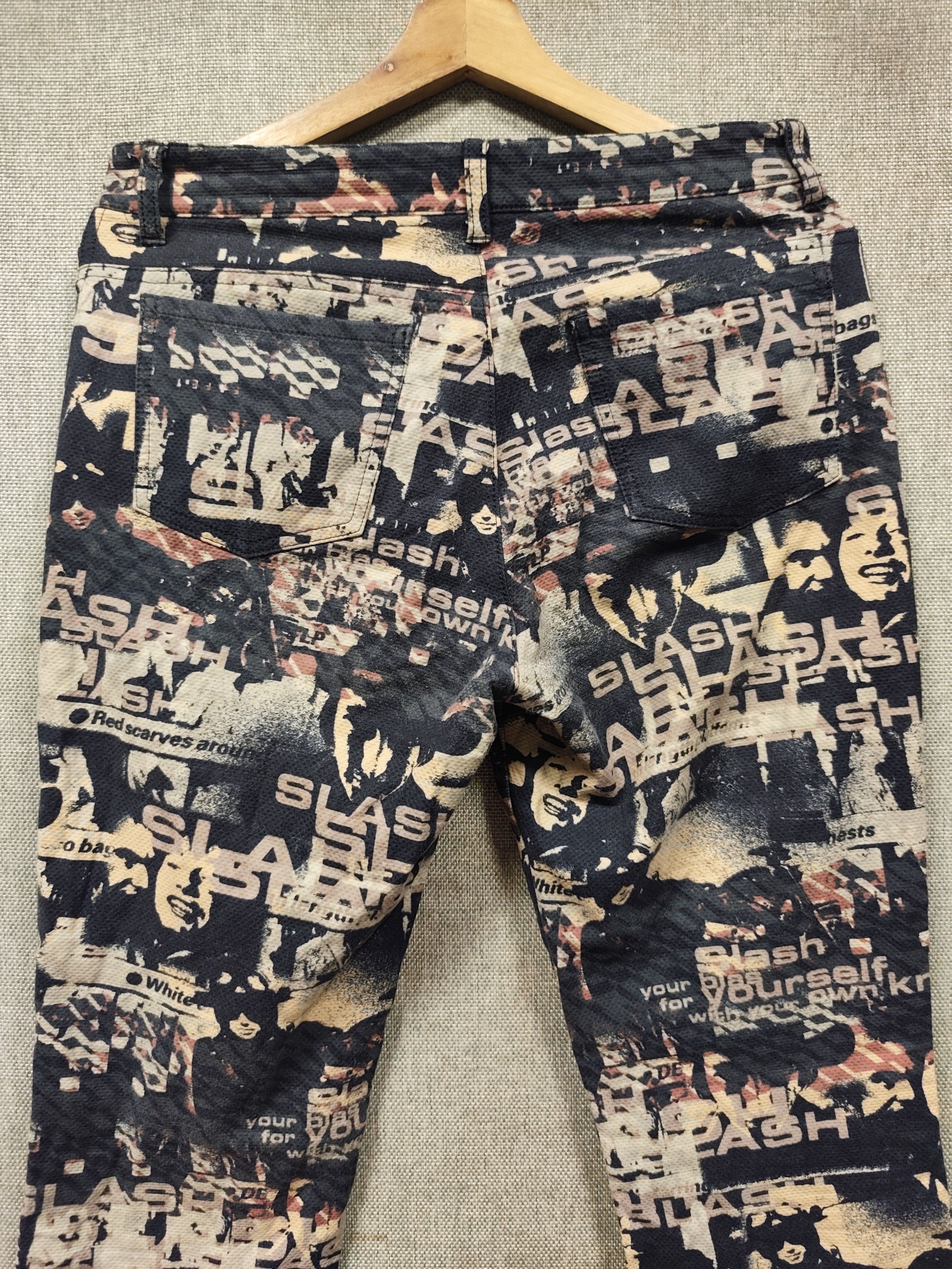 Guns N' Roses Batsu slash guns n roses graphic full print pants Size US 30 / EU 46 - 4 Thumbnail