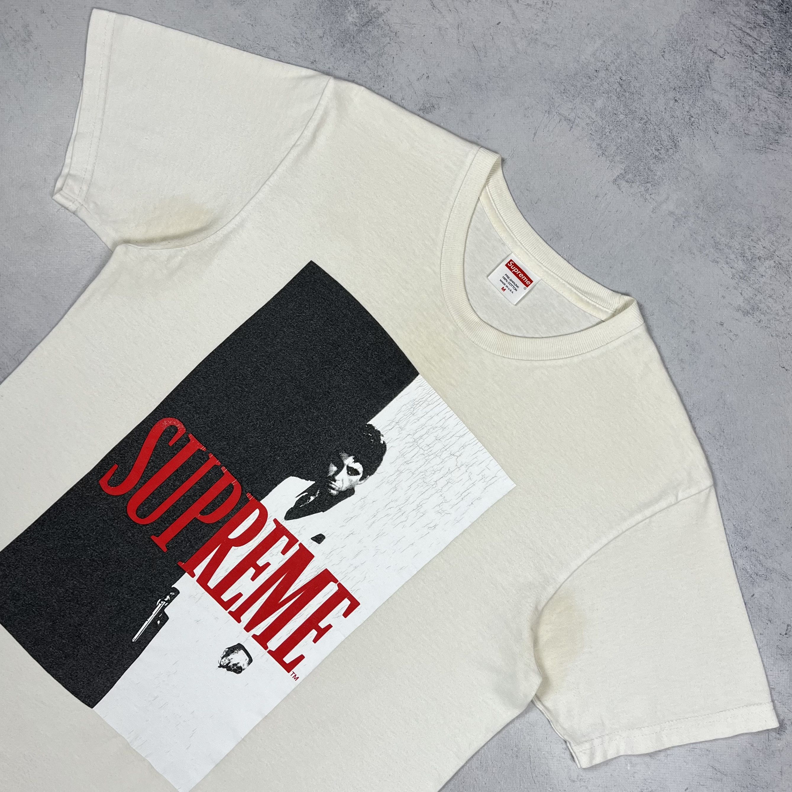 Supreme Supreme ScarFace Split Big Logo T Shirt Size US M / EU 48-50 / 2 - 7 Thumbnail