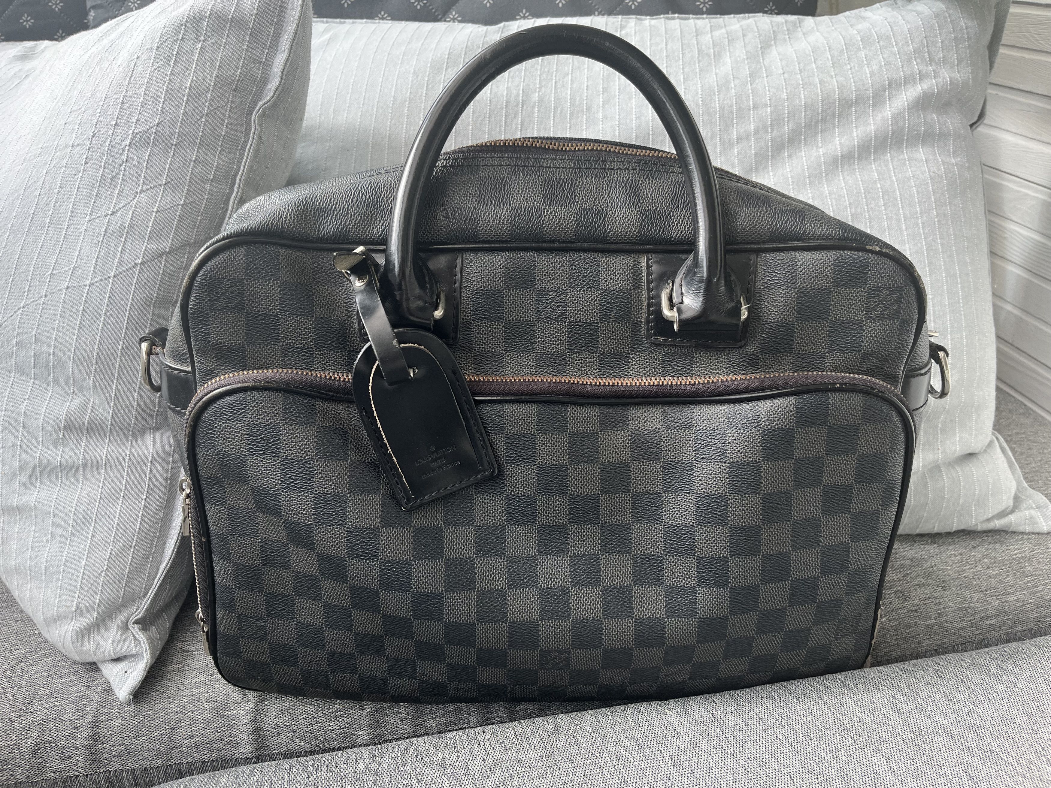 My bag of LV!! Icare  Bags, Man bag, Louis vuitton damier