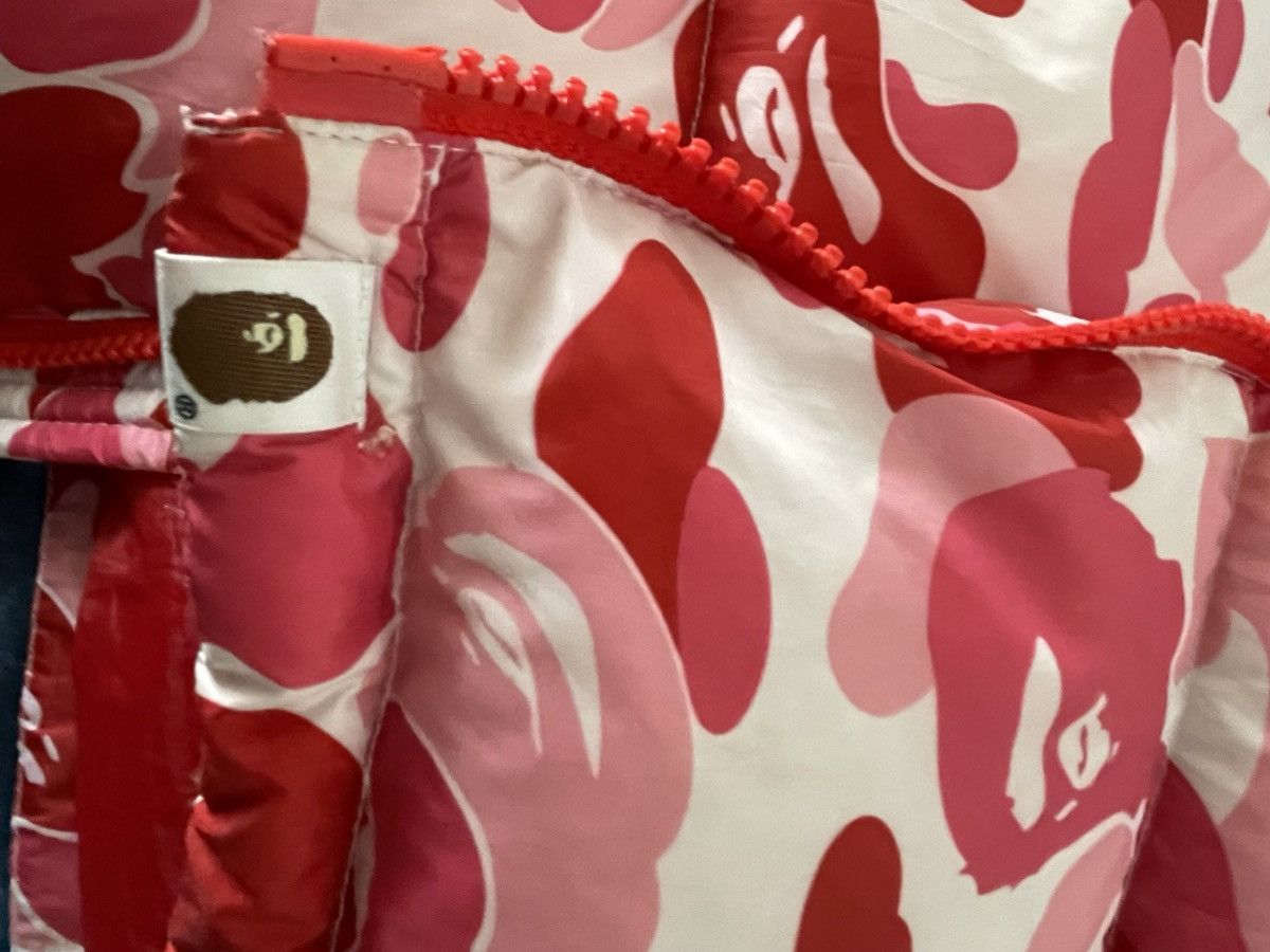 Bape A bathing ape (bape) pink puffer jacket Size US XL / EU 56 / 4 - 7 Thumbnail
