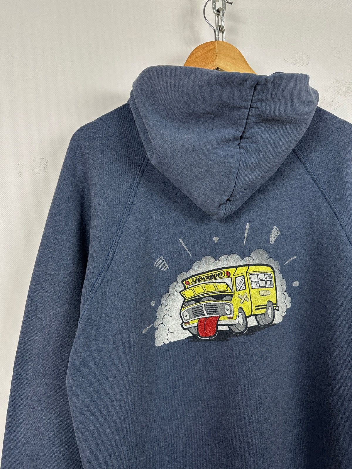 Band Tees Vintage Lagwagon Faded Blue School Bus Band Punk Hoodie Size US XL / EU 56 / 4 - 5 Thumbnail