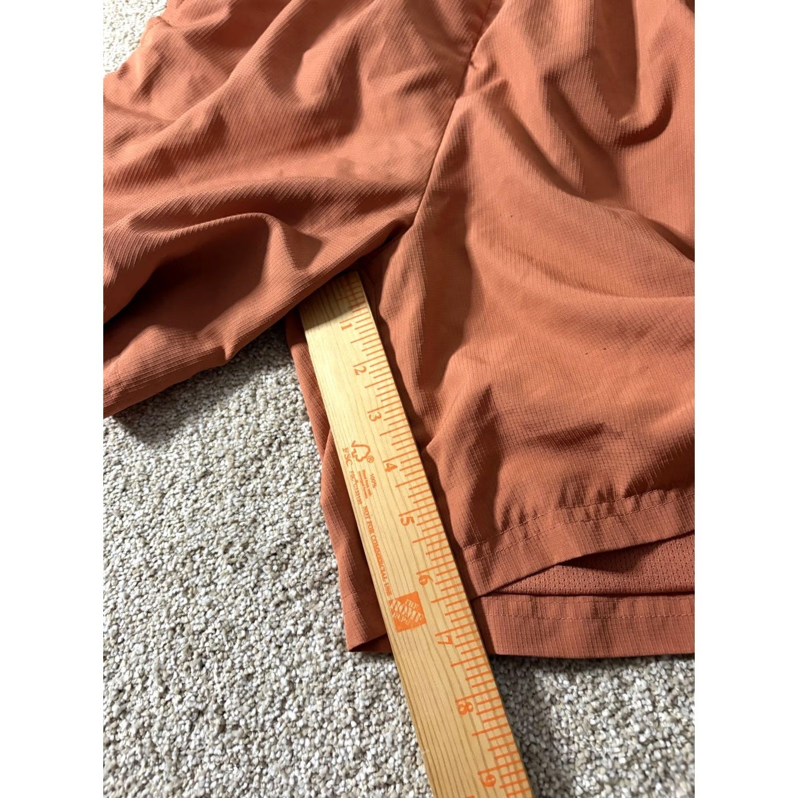 Adidas Adidas Shorts Mens M Orange Aeroready 7" Running Gym Training Lightweight Moisture Wicking Pockets Elastic Waist Size US 31 - 2 Thumbnail