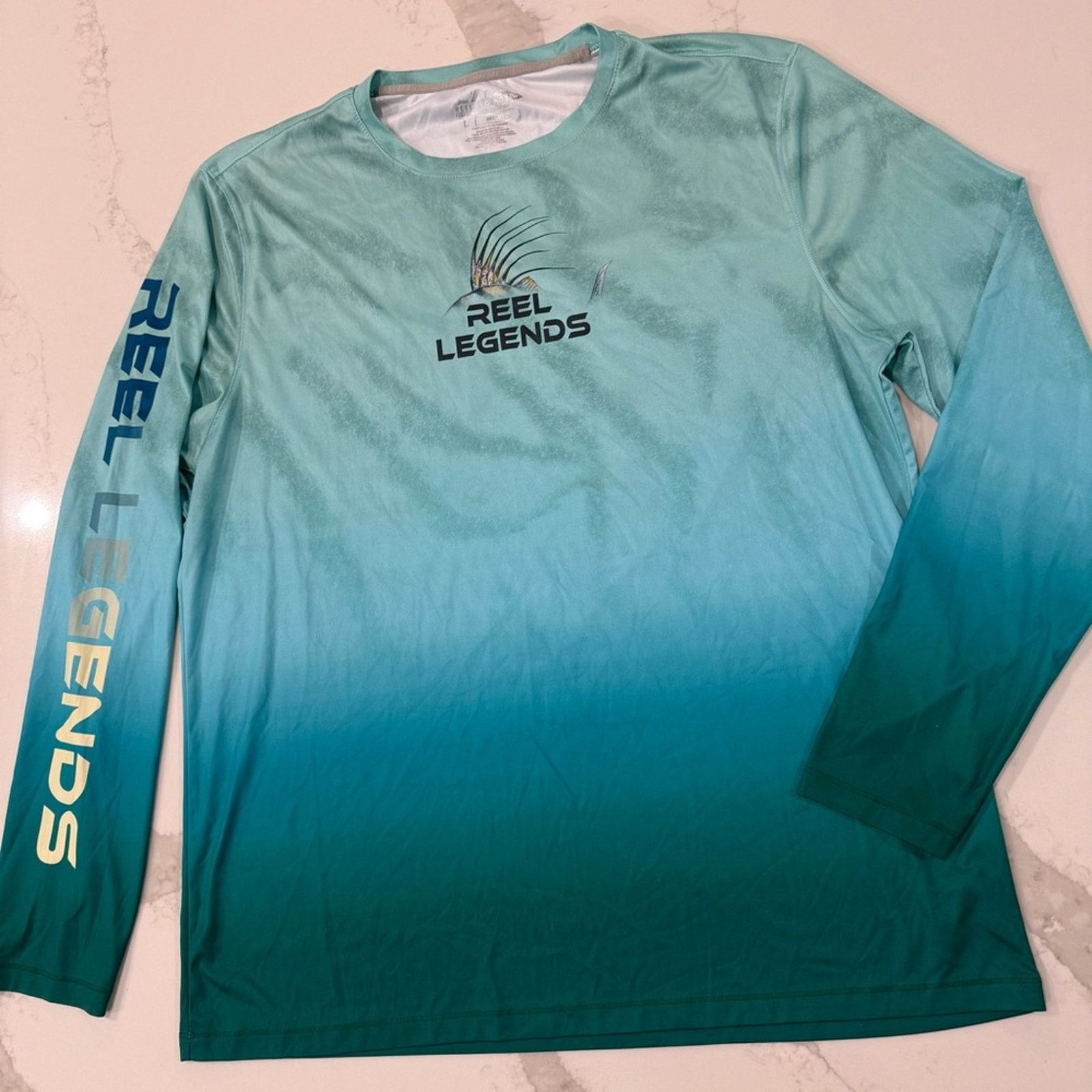 Reel Legends Reel Legends LongSleeve Performance Fishing Shirt Mens Large Size US L / EU 52-54 / 3 - 2 Thumbnail