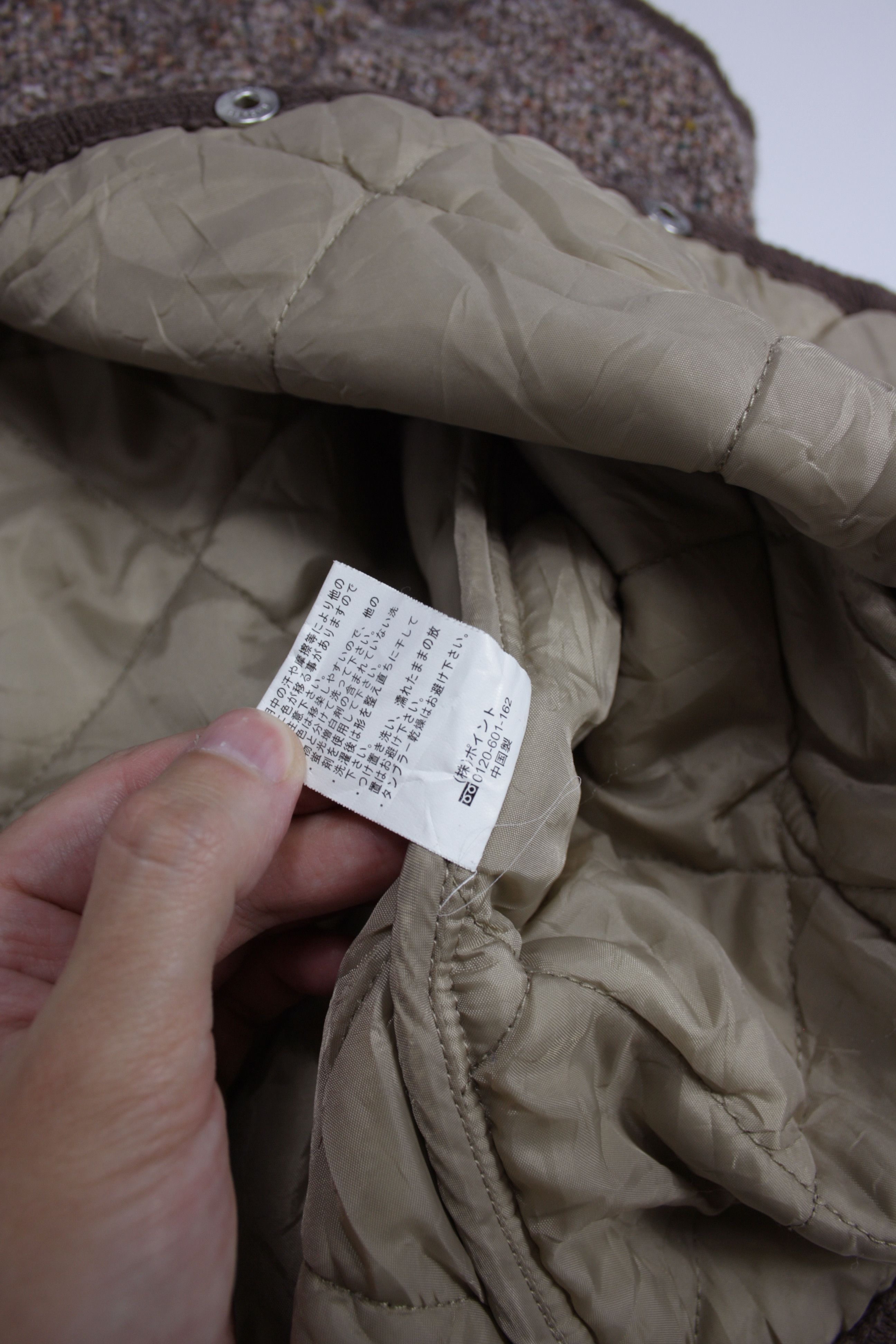 Global Work × Japanese Brand Shuca Global Work Woven Wool Blend Hooded Padded Vest Size L / US 10 / IT 46 - 10 Thumbnail