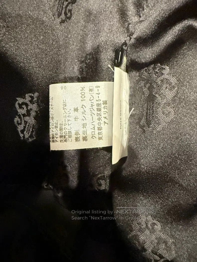 Chrome Hearts Classic Black Leather Motorcycle Jacket. Size US M / EU 48-50 / 2 - 3 Thumbnail