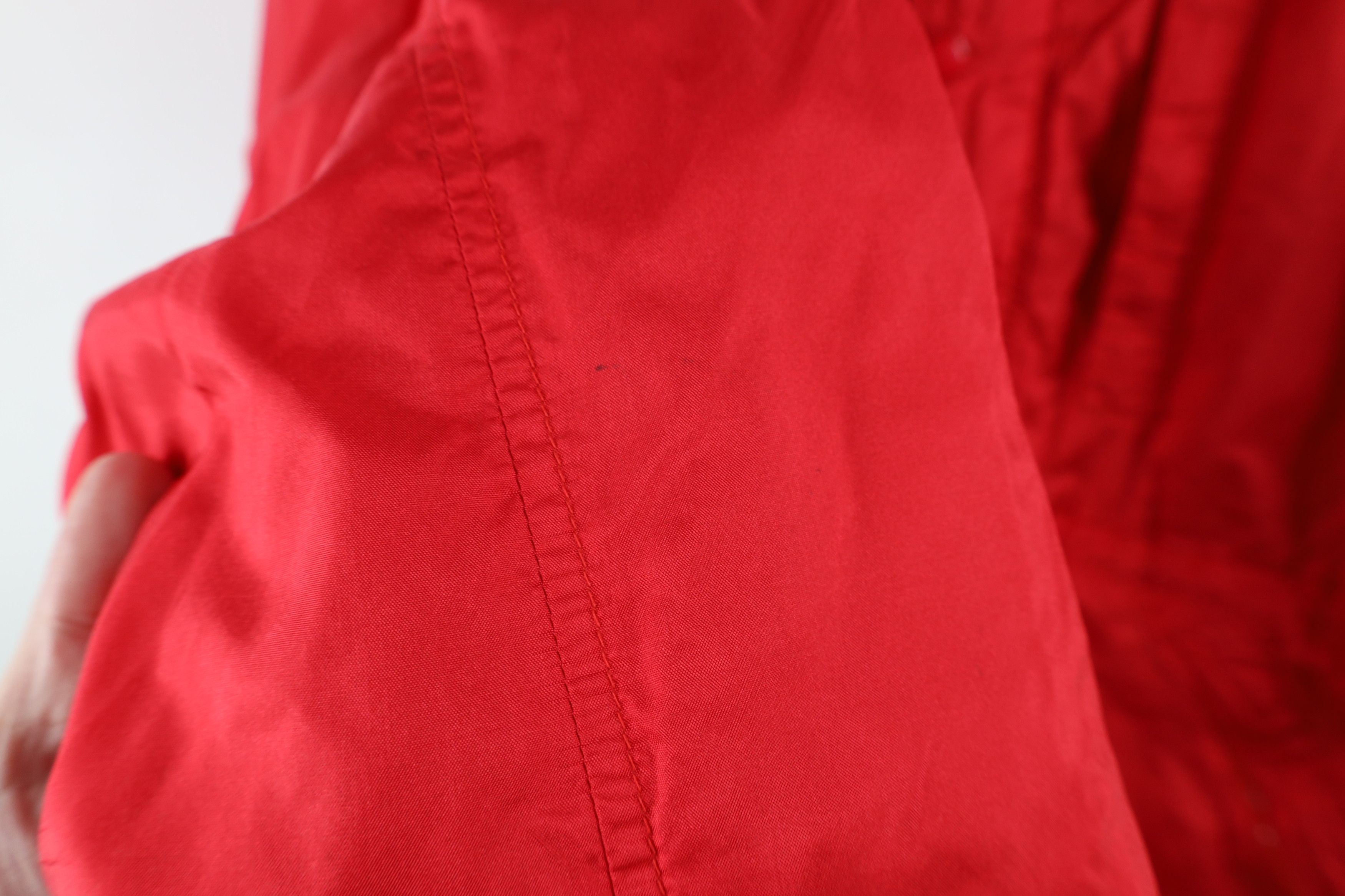 Eddie Bauer × Vintage Vintage 90s Eddie Bauer Goretex Long Rain Jacket Coat Red Size US S / EU 44-46 / 1 - 8 Thumbnail