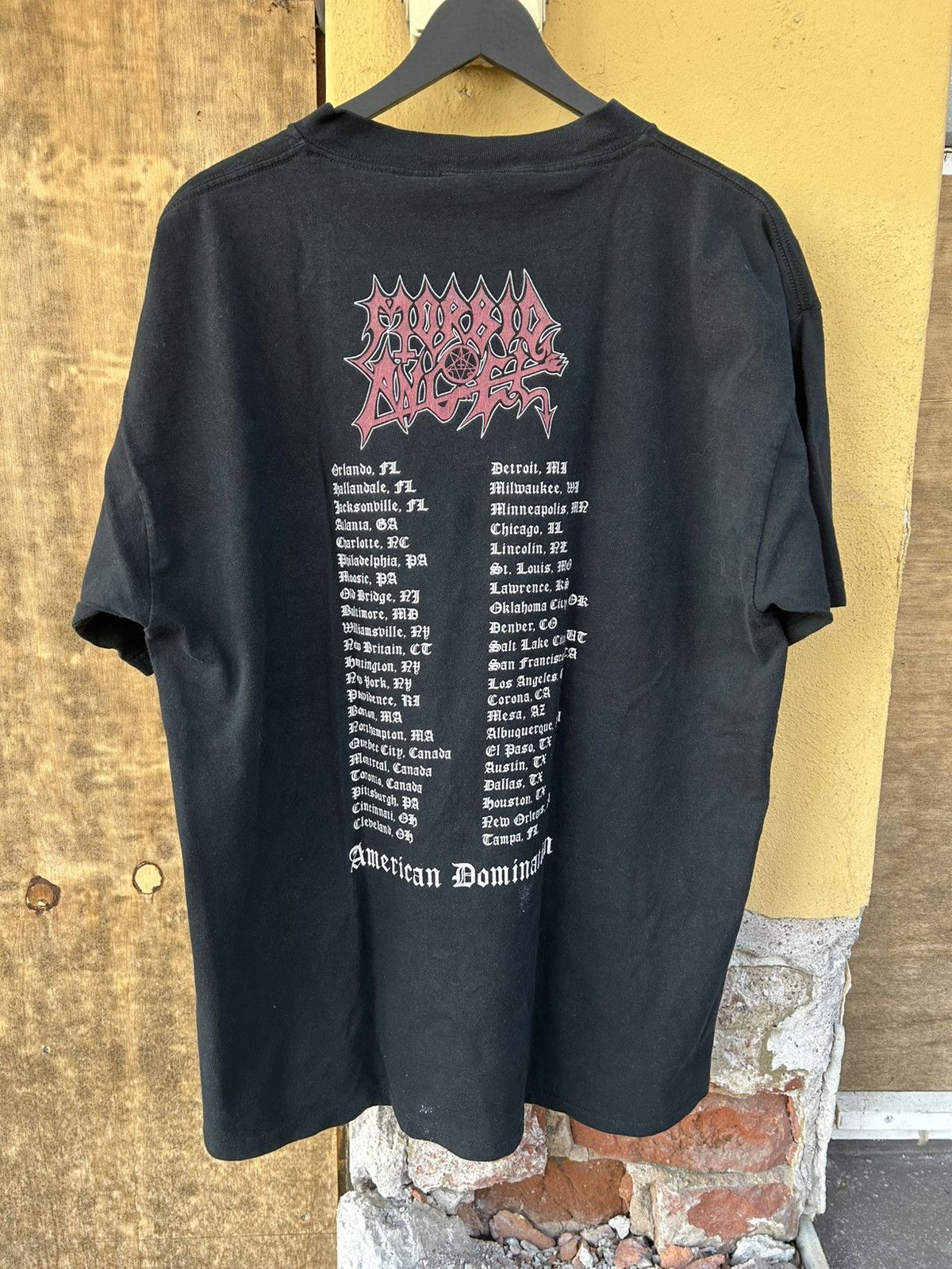 Band Tees Morbid Angel 1995 ’Domination’ American Tour T-shirt XL Size US XL / EU 56 / 4 - 3 Thumbnail