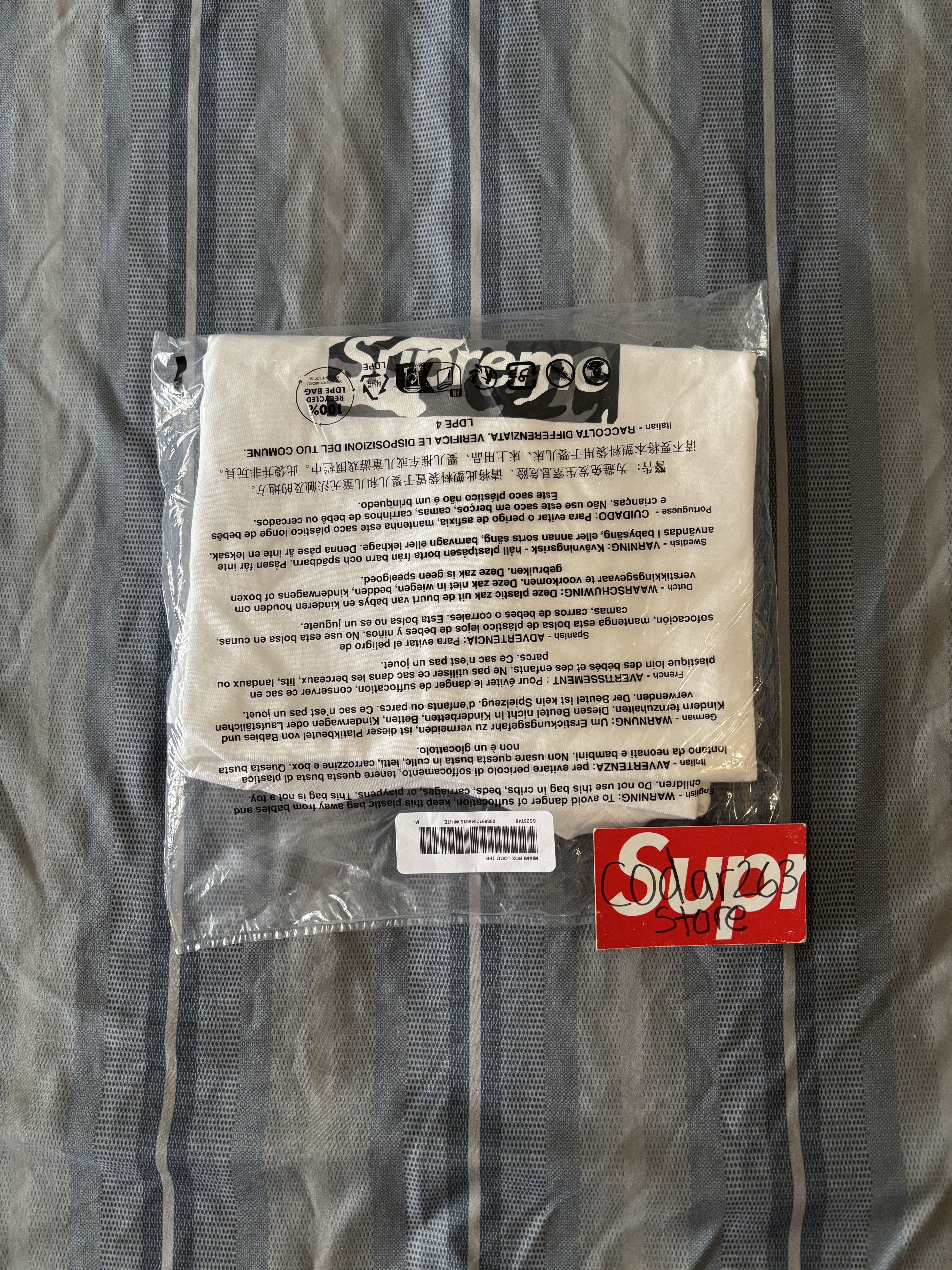 Supreme Supreme LA Store Opening Exclusive Tee Virgin Mary 2005