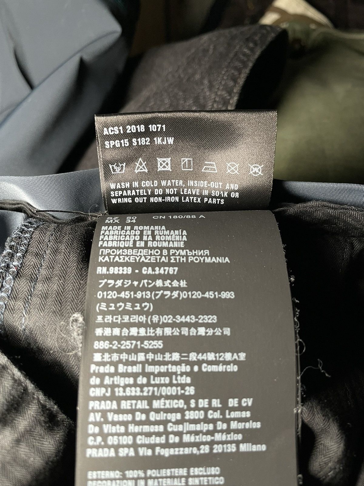 Prada Prada SS 2018 Gabardine Velcro Pants Size US 34 / EU 50 - 15 Thumbnail