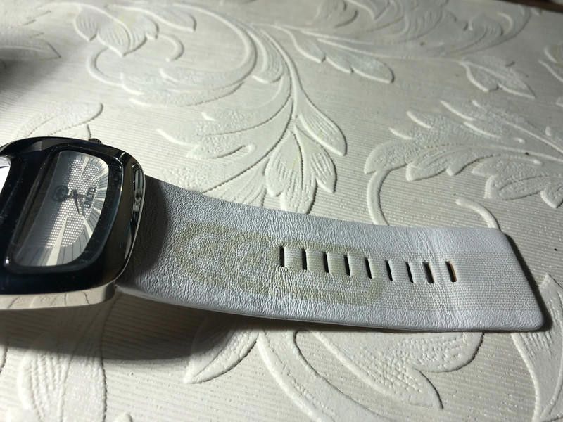Marc Ecko Marc Ecko -white leather strap Men's Watch Size ONE SIZE - 9 Thumbnail