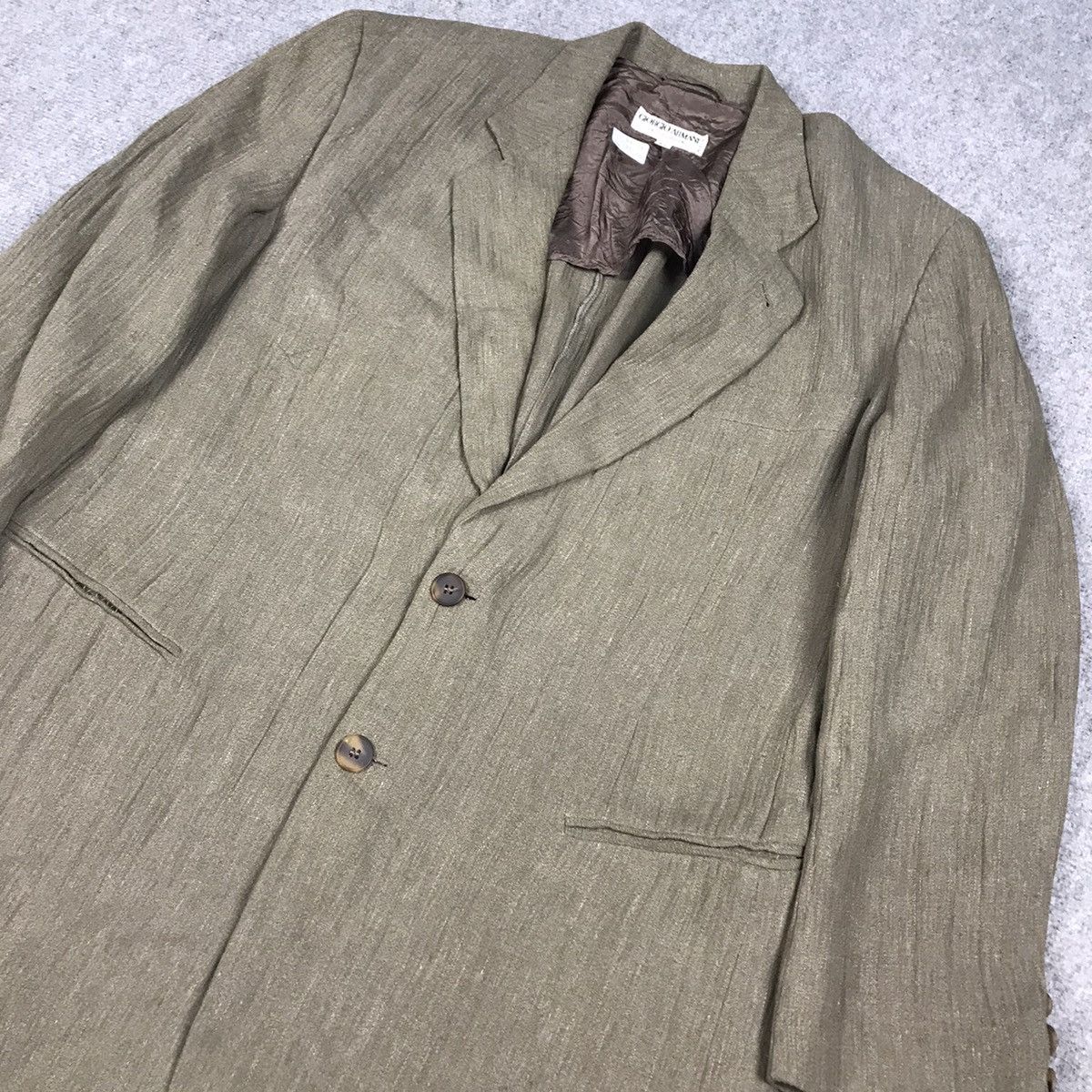 Giorgio Armani × Vintage GIORGIO ARMANI MADE IN ITALY BLAZER CLASSES Size US M / EU 48-50 / 2 - 4 Thumbnail