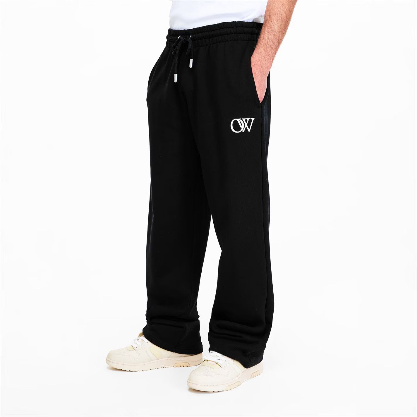 Off-White o1g2r1mq0226 Closed Hem Sweatpants & Joggers Black Size US 32 / EU 48 - 3 Thumbnail
